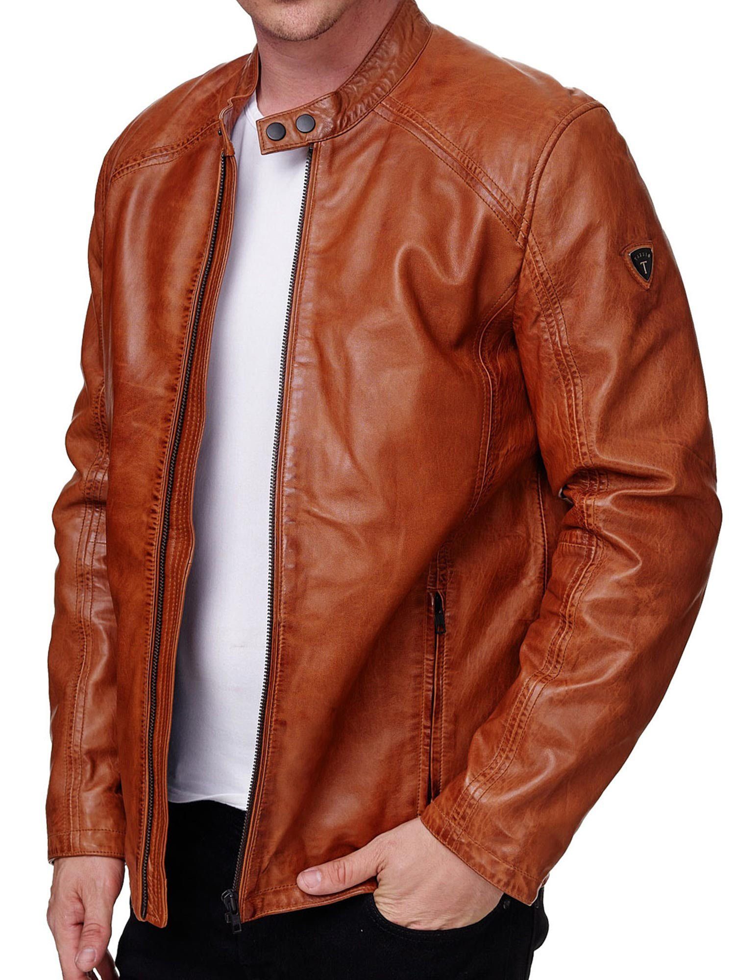 Tazzio Lederjacke 19707 moderne & zeitlose