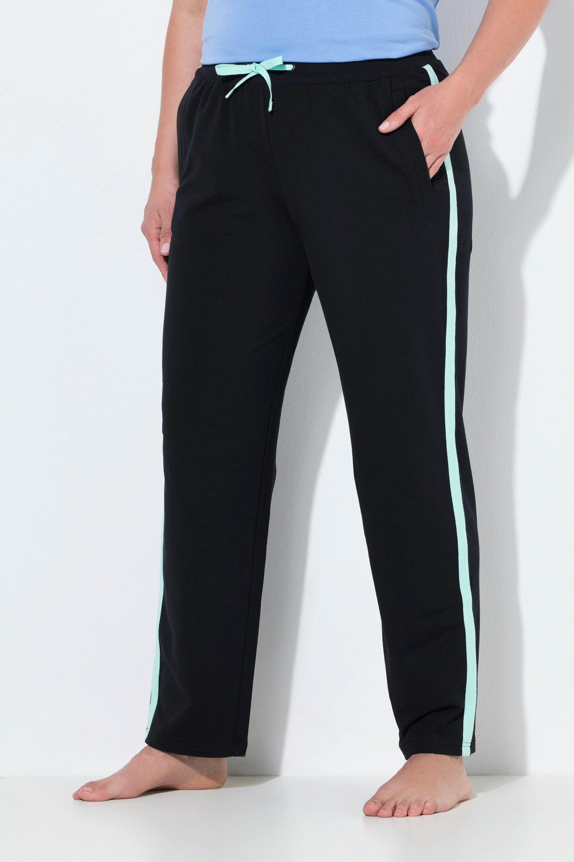 Ulla Popken Jogginghose Jogginghose seitliche Streifen