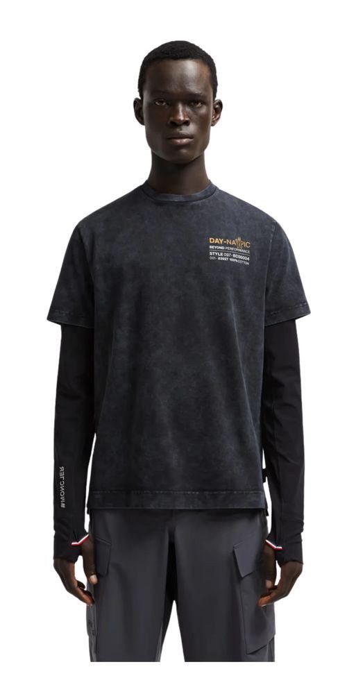 MONCLER Print-Shirt Moncler Logo T-Shirt mit