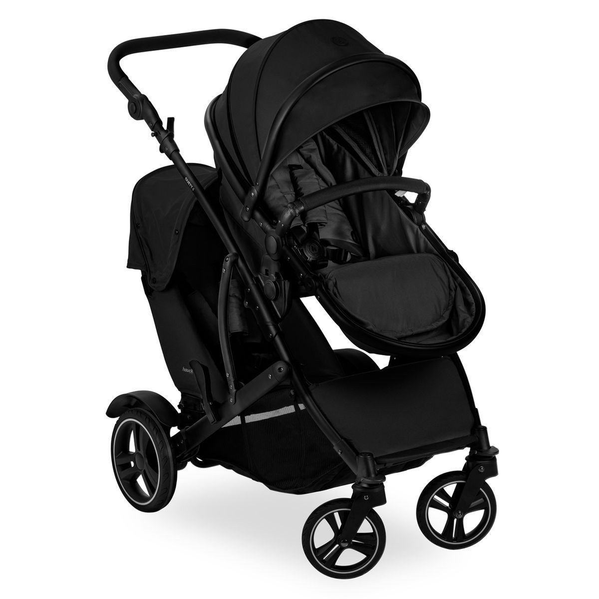 Hauck Geschwisterwagen Duett 4 - Black,