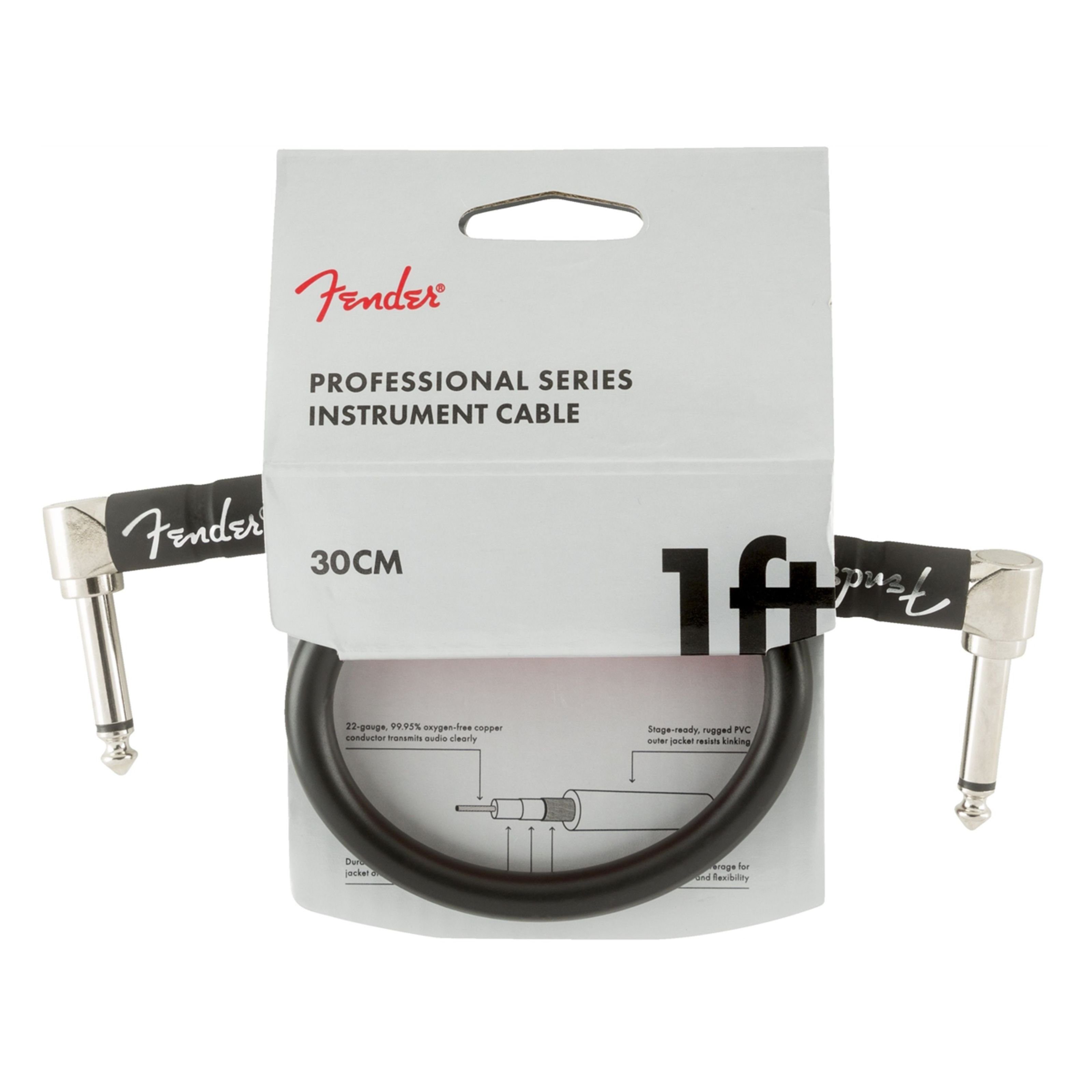 Fender Audio-Kabel, Professional Patch Cable BLK