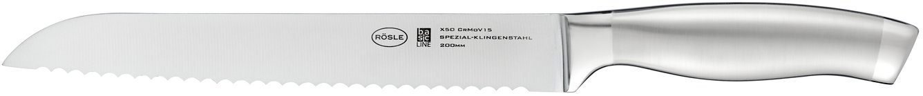 RÖSLE Brotmesser Basic Line, mit Wellenschliff,