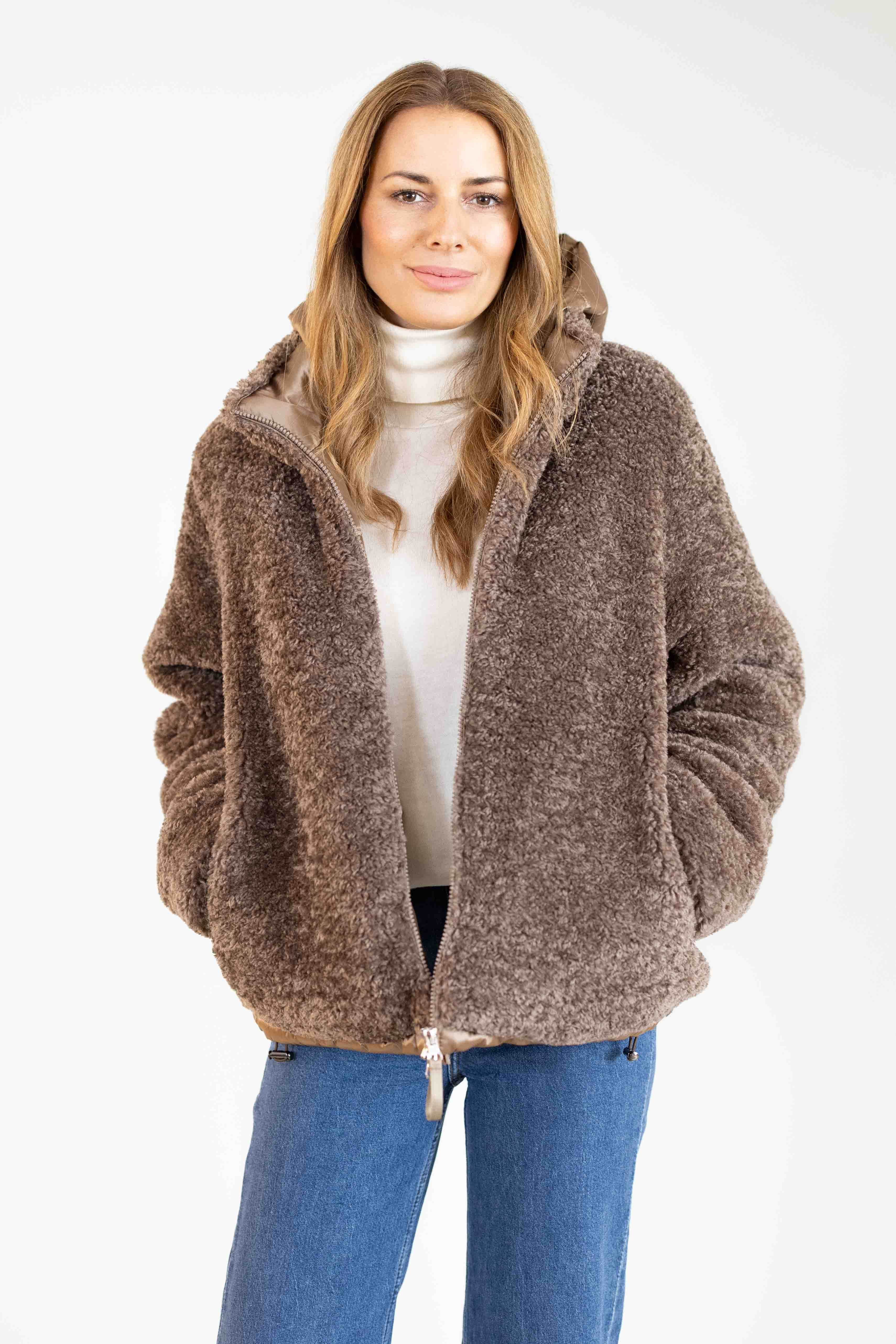 WEGA Green Goose Fellimitatjacke Maventa