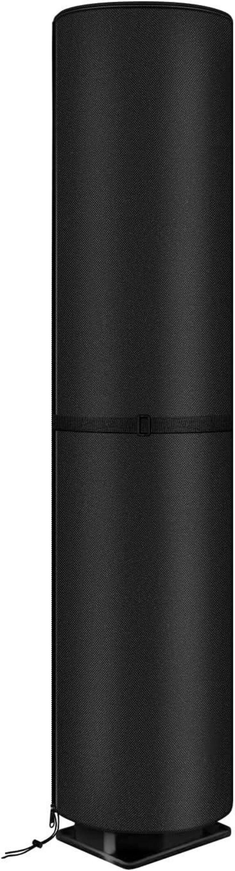 LuxusKollektion Gartenmöbel-Schutzhülle Solardusche Abdeckung 220x67cm Schwarz,