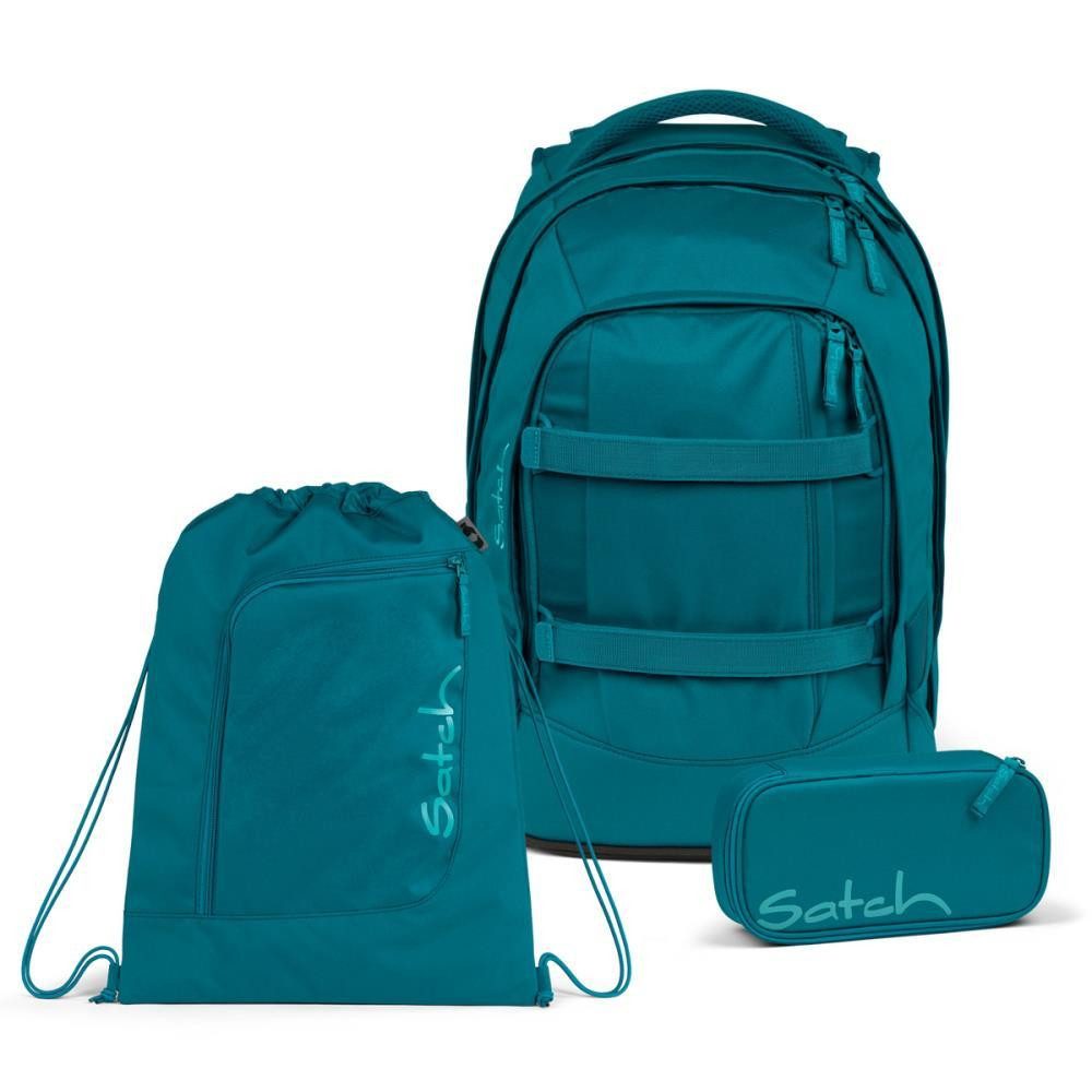 Satch Schulrucksack Pack (3tlg., inkl. Schlamperbox