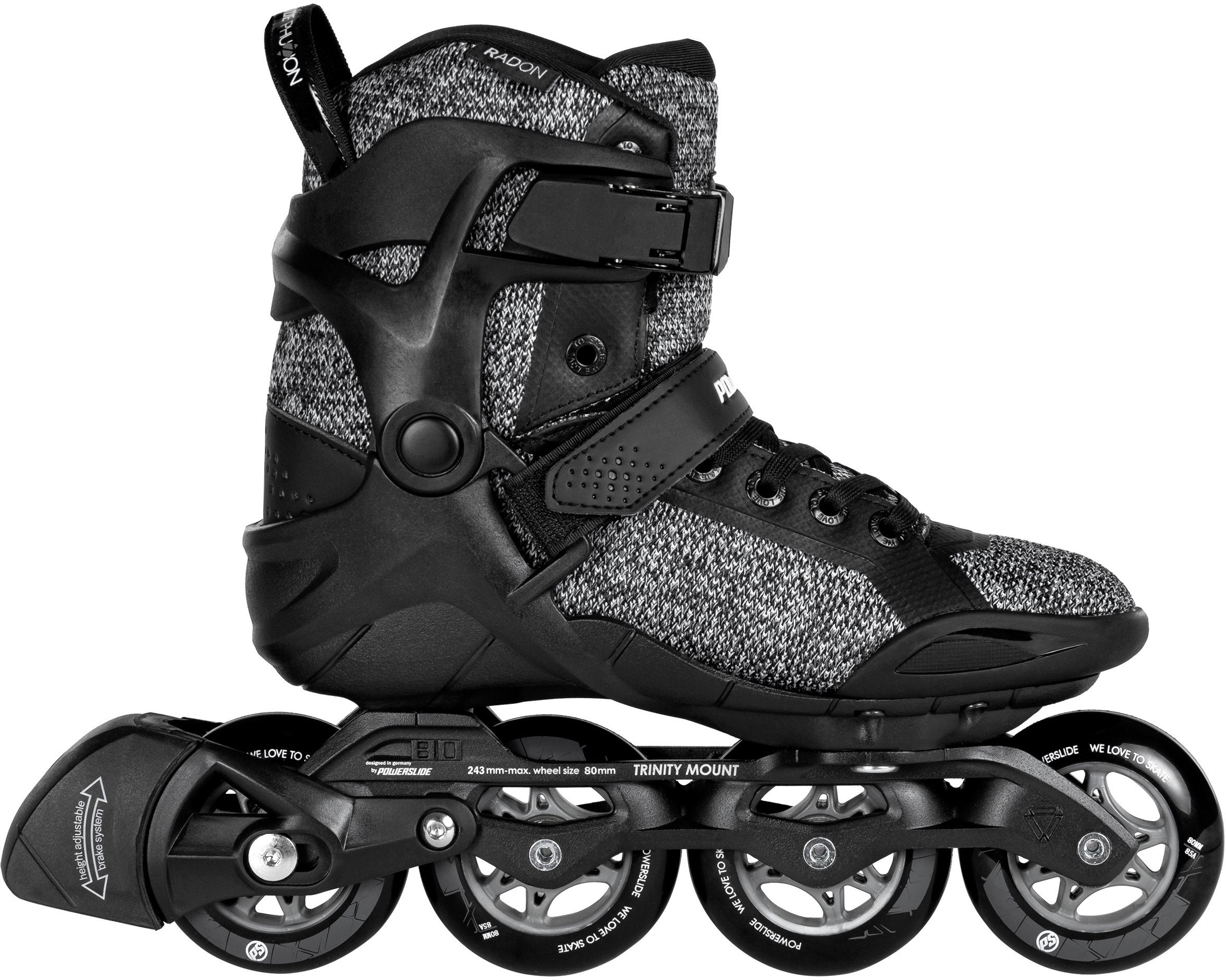Powerslide Inlineskates Phuzion Radon Black White