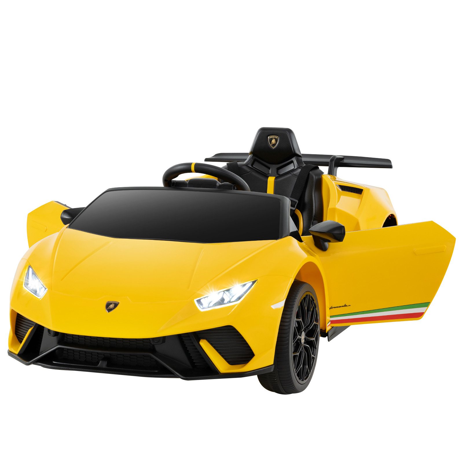 COSTWAY Elektro-Kinderauto, Belastbarkeit 30 kg, Lamborghini