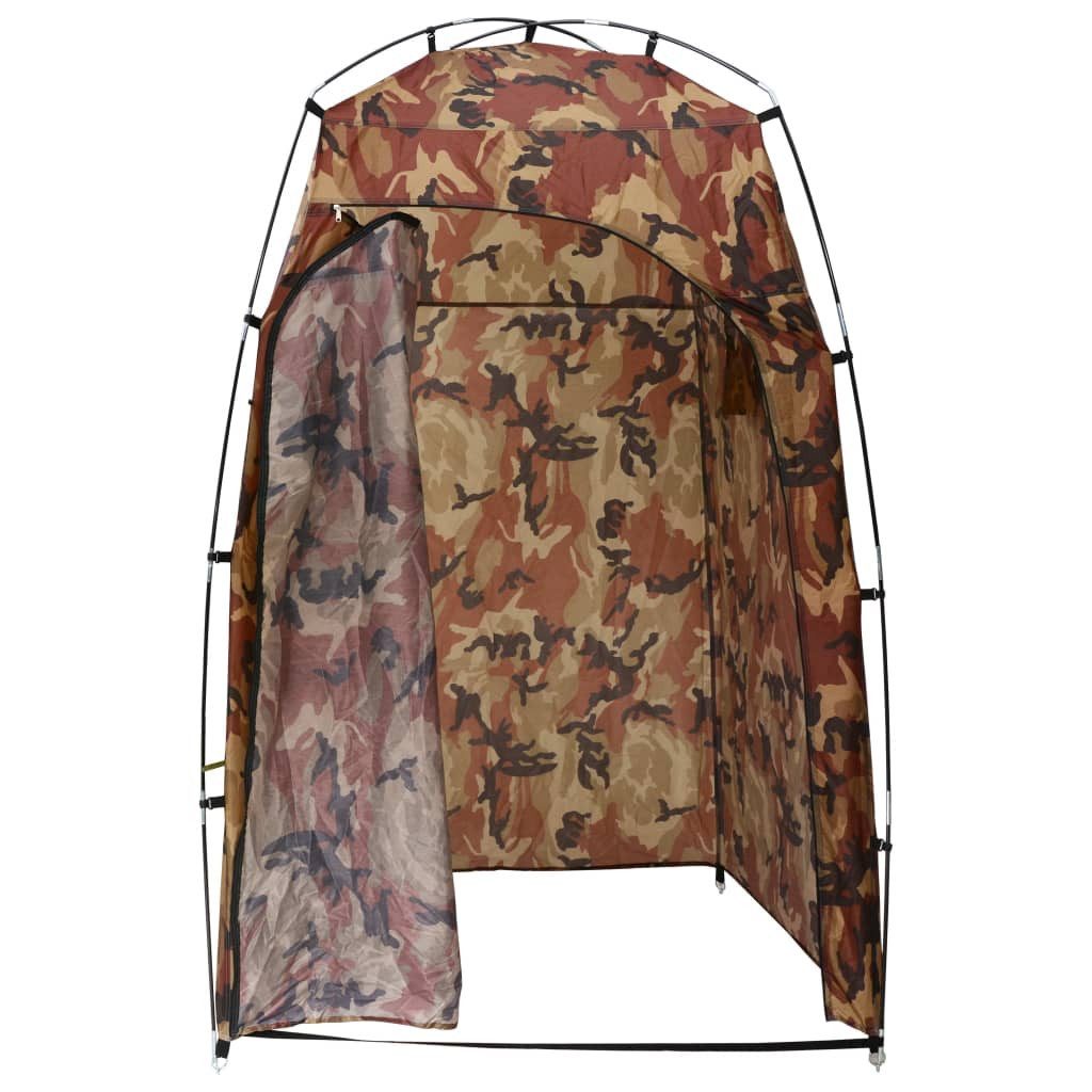 vidaXL Solardusche Dusch-/WC-/Umkleidezelt Camouflage