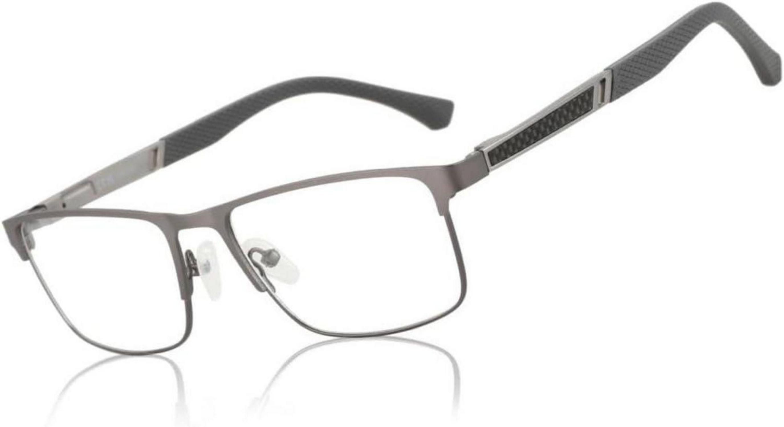 LuxusKollektion Wayfarer Herren Lesebrille Blaulichtfilter Metallgestell