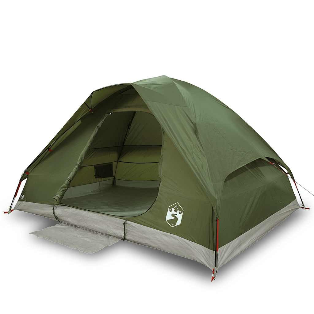 vidaXL Kuppelzelt Kuppel-Campingzelt 2 Personen Olivgrün