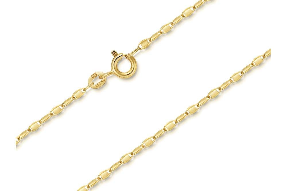Silberkettenstore Goldkette Plättchenkette 1,9mm - echt