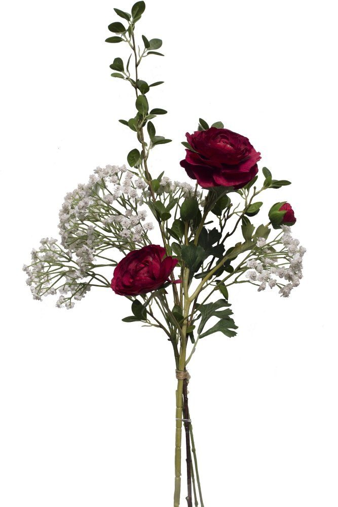 Kunstblume *Gemischter Blumenstrauss aus Rosen, Schleierkraut,