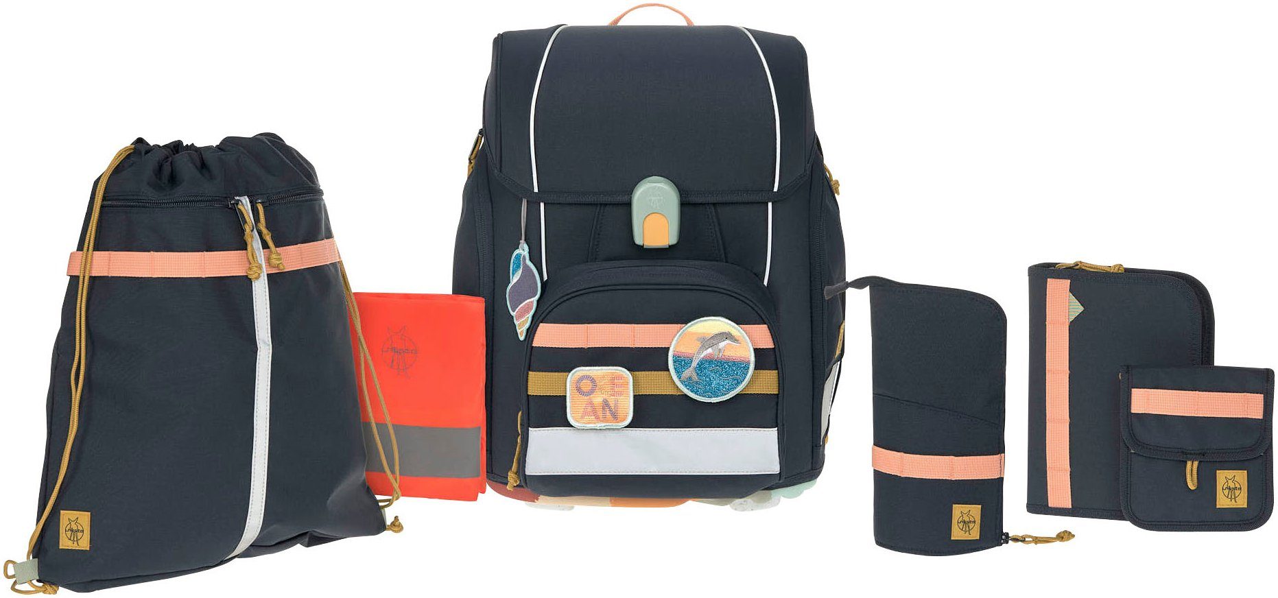 LÄSSIG Schulranzen Unique, Boxy, Ocean Edition,