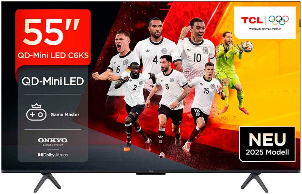 TCL 55C61KSX1 Mini-LED-Fernseher (139 cm/55 Zoll,