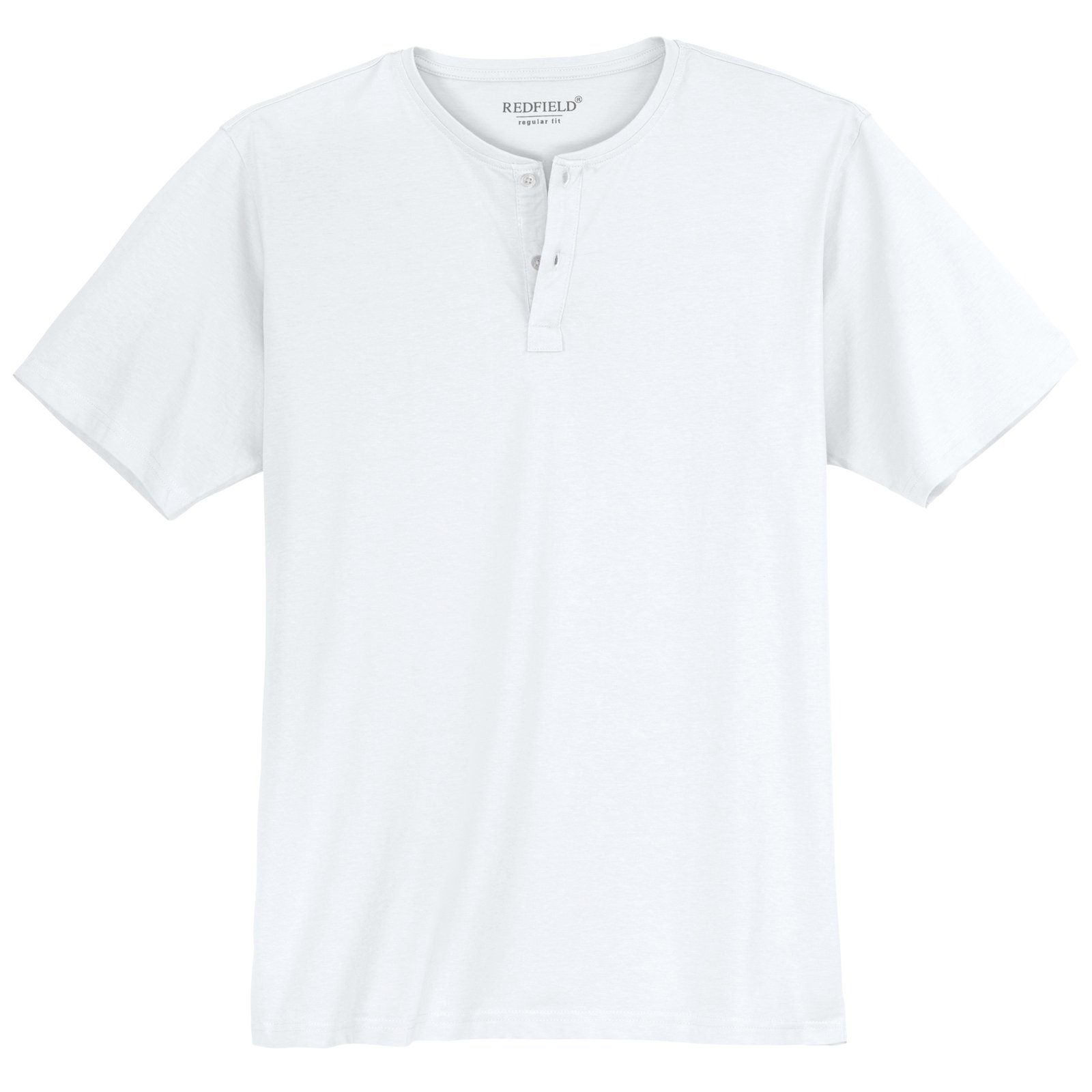 redfield Rundhalsshirt Redfield T-Shirt weiß mit