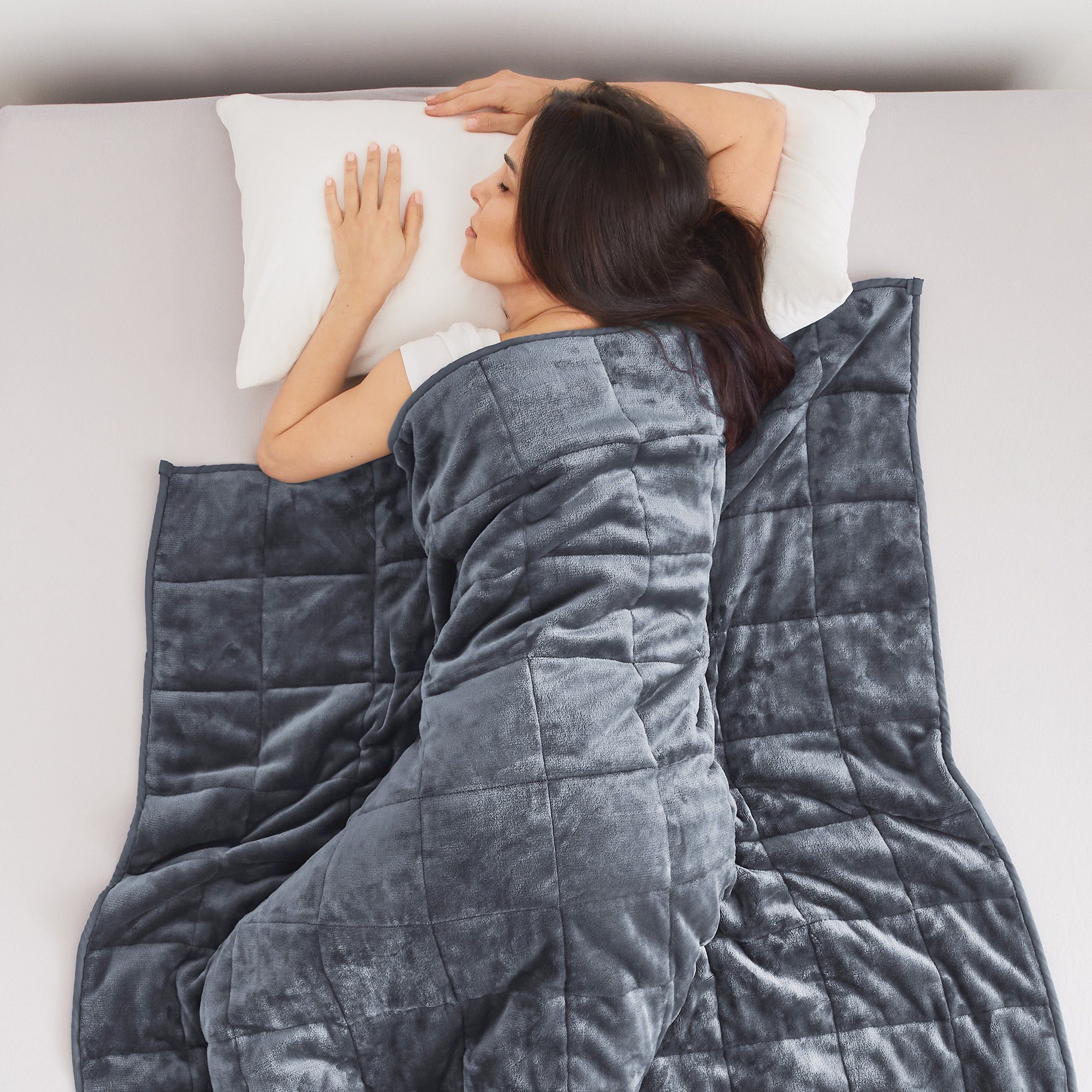 Bestlivings Gewichtsdecke beschwerte Kuscheldecke (6kg -