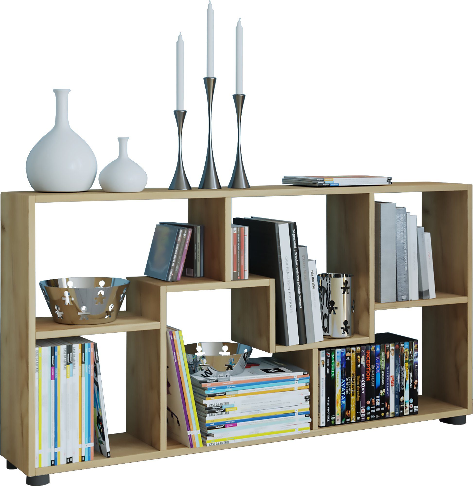 VCM Kommode Holz Sideboard Regal Raumteiler