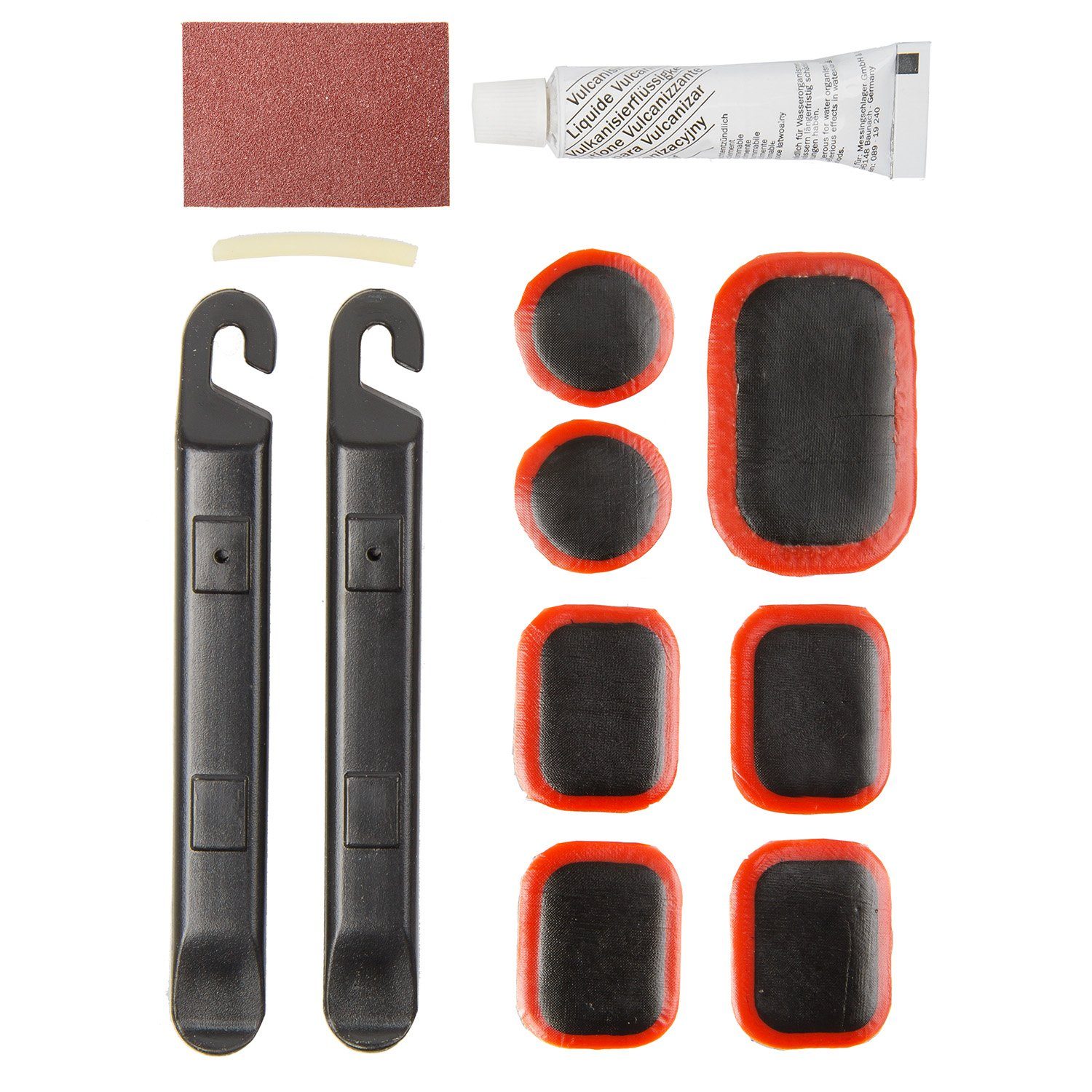 M-Wave Reifen-Reparaturset Fahrrad Reifen Flickset M