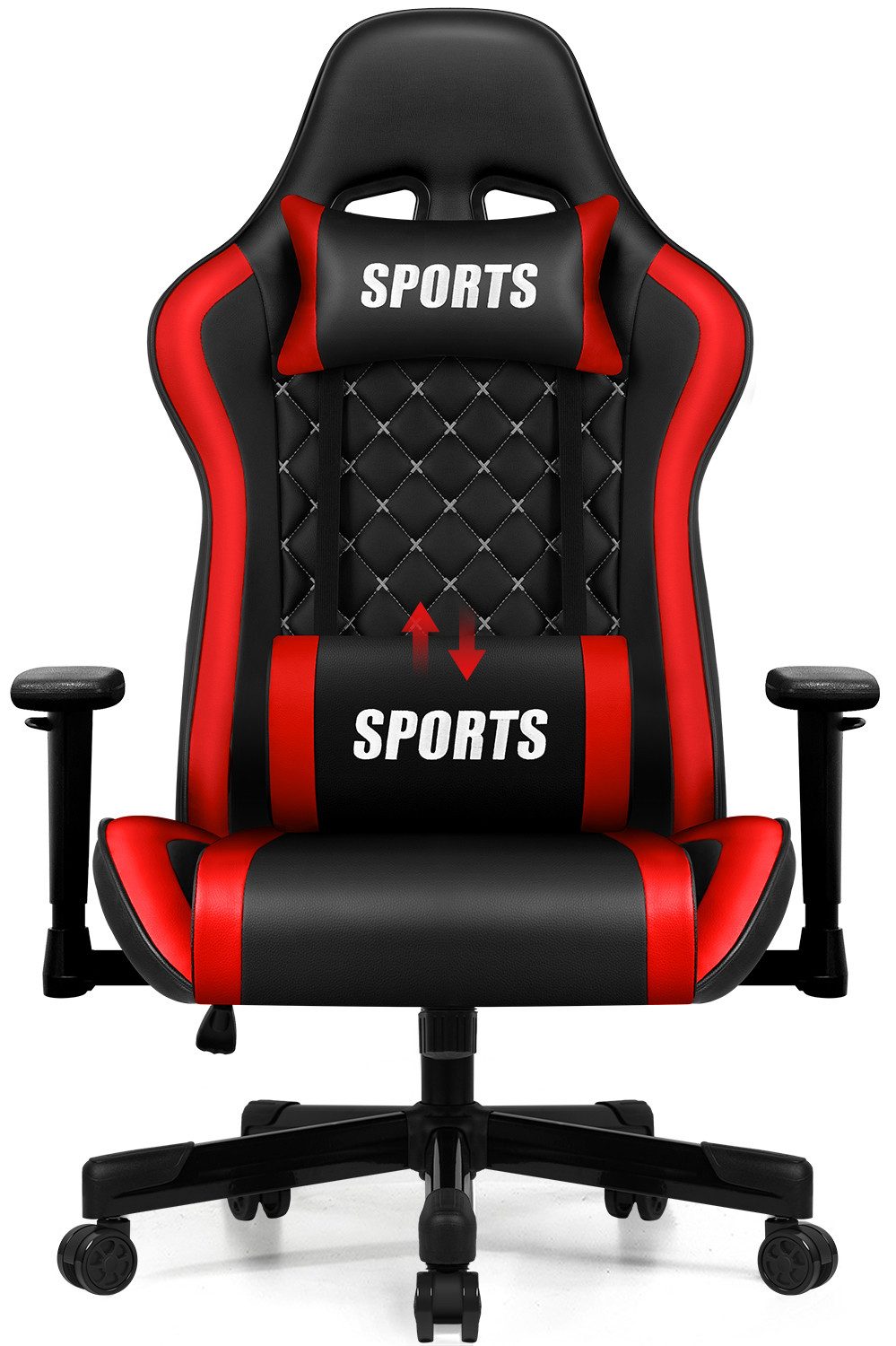 Homimaster Gaming-Stuhl Gaming Stuhl, Ergonomischer Bürostuhl,Gaming