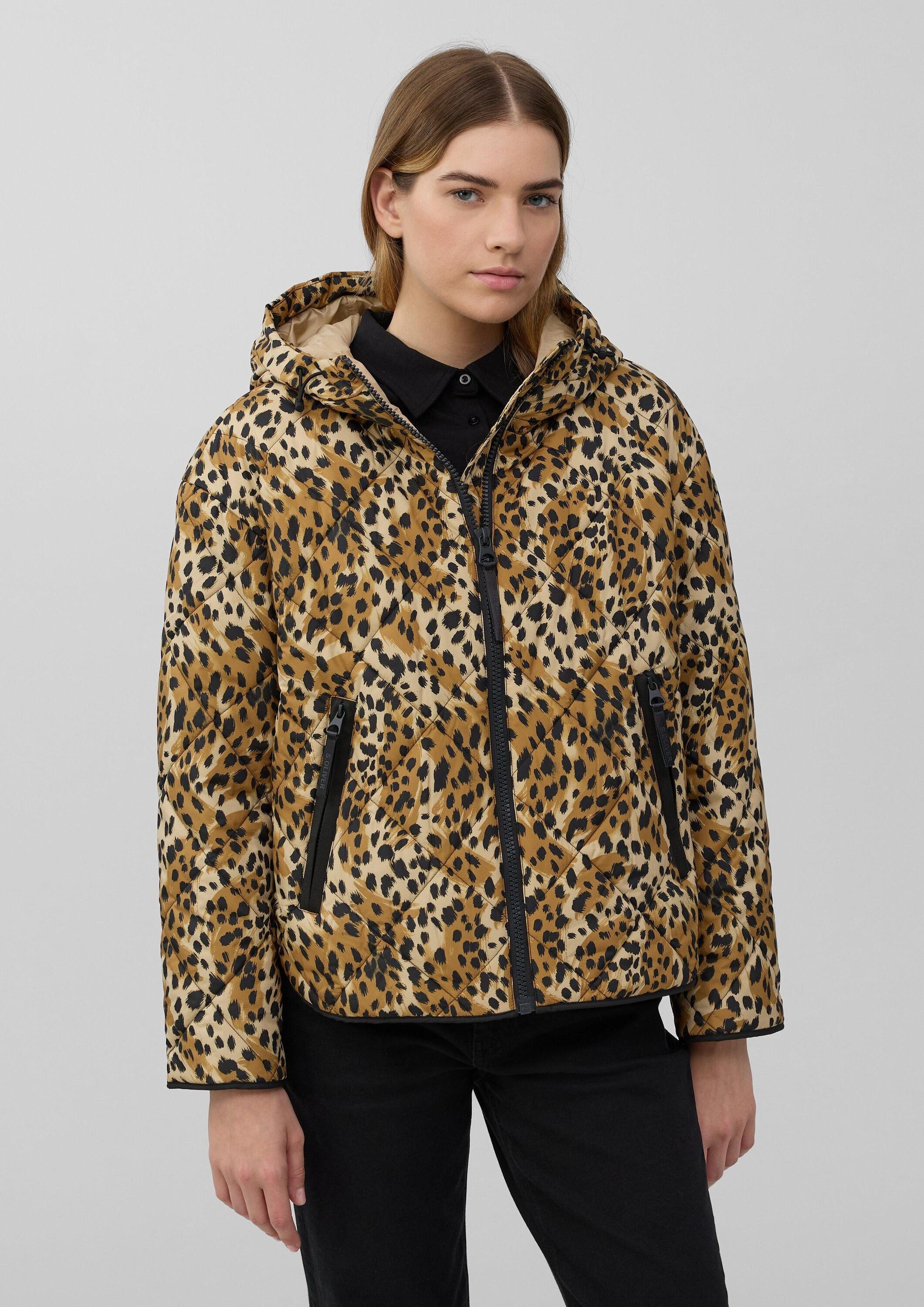 s.Oliver Funktionsjacke Outdoor-Jacke Jacke mit Rautensteppung