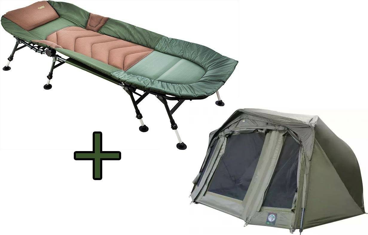 MK Angelsport Angelzelt Karpfenset: Joker Brolly