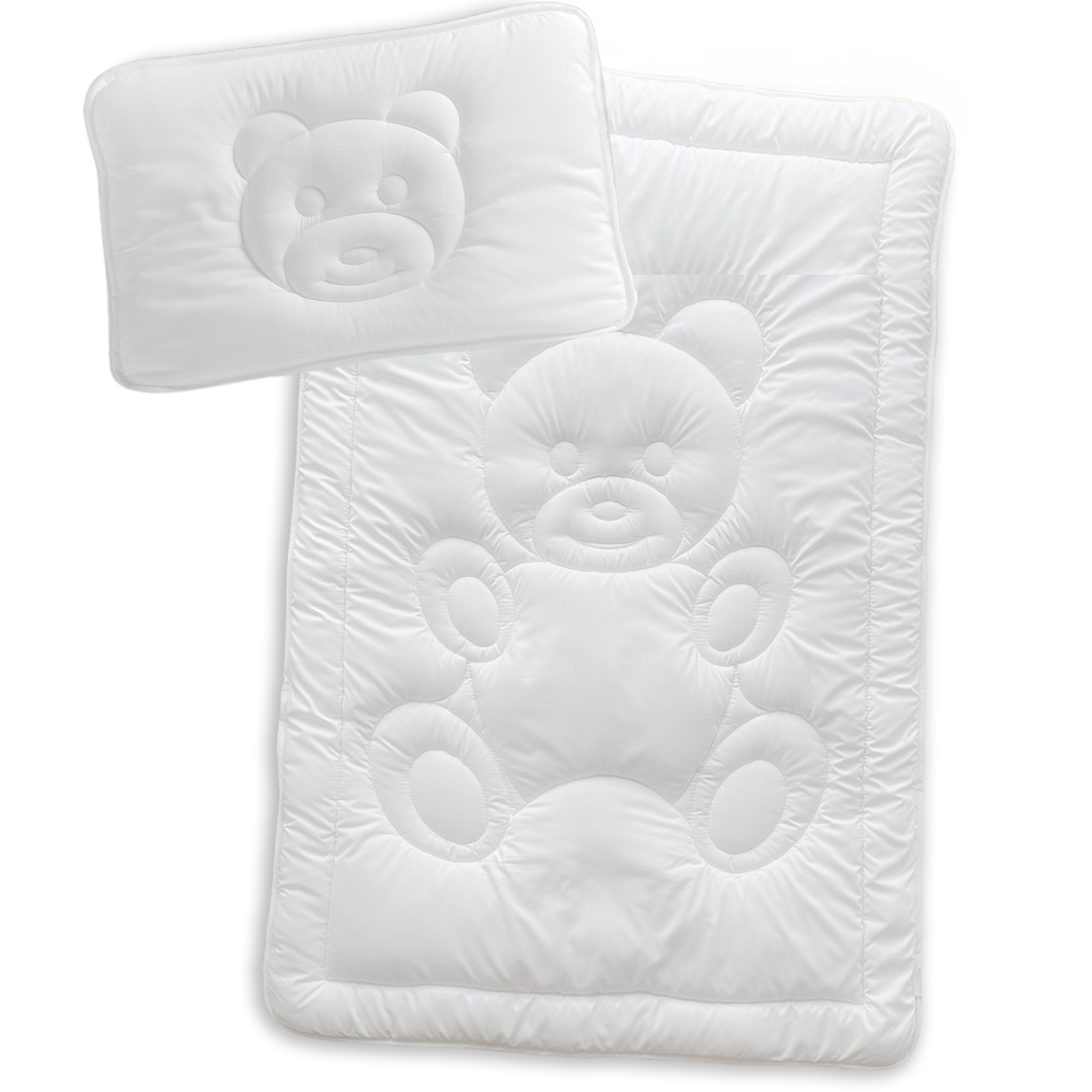 KNERST Kinderbettdecke + Microfaserkissen Kinder Bettdecken