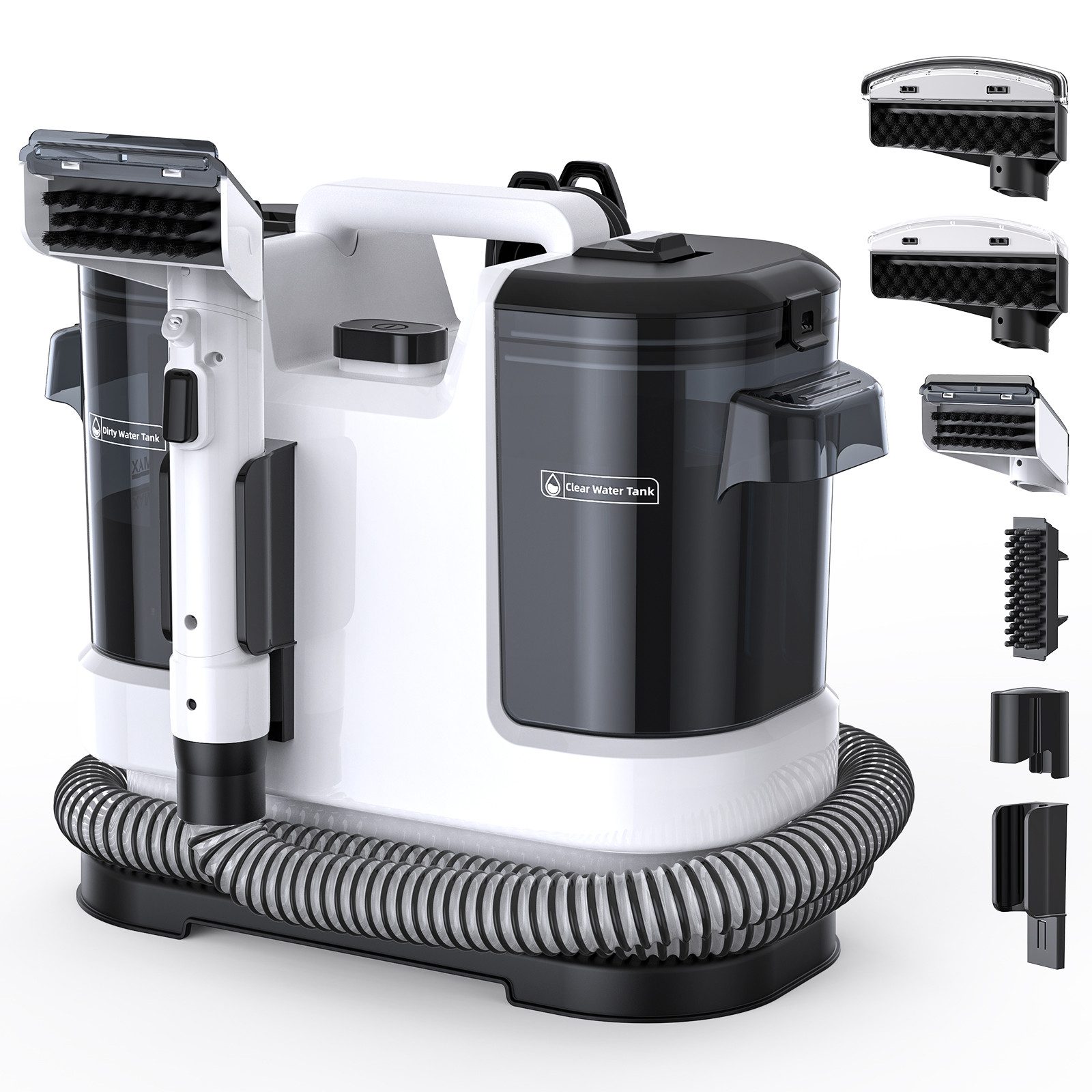 oyajia Teppichreinigungsgerät Waschsauger Polsterreiniger Teppichreiniger Fleckenreiniger