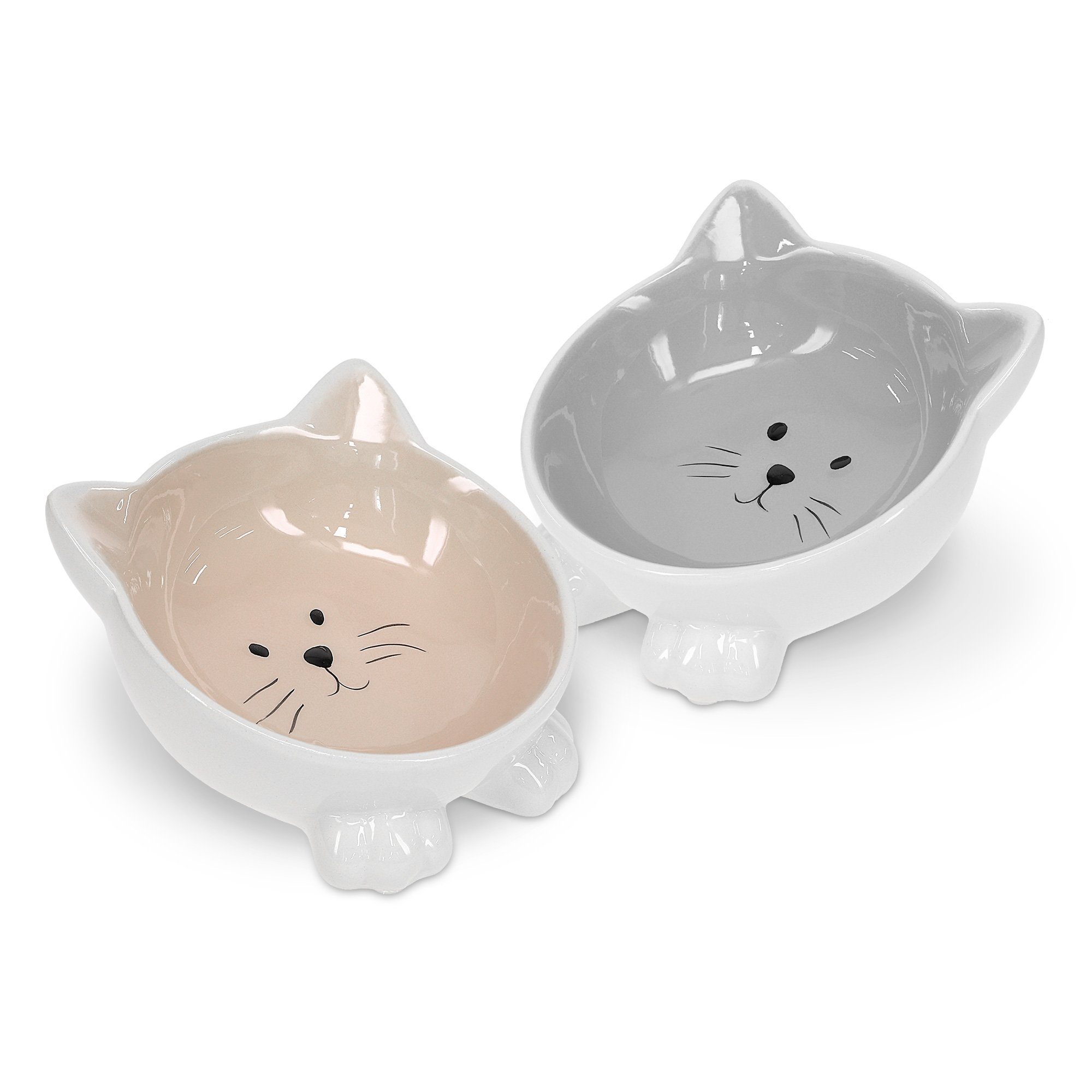 Navaris Napf 2-teilig für Katzen -