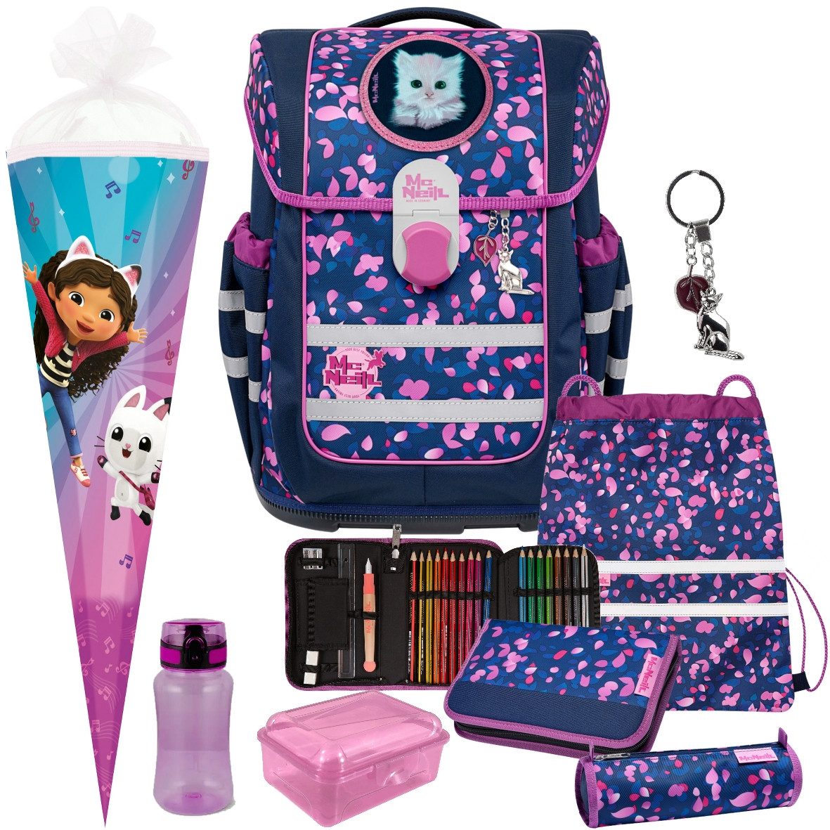 McNeill Schulranzen 1.Klasse Mädchen Compacto in