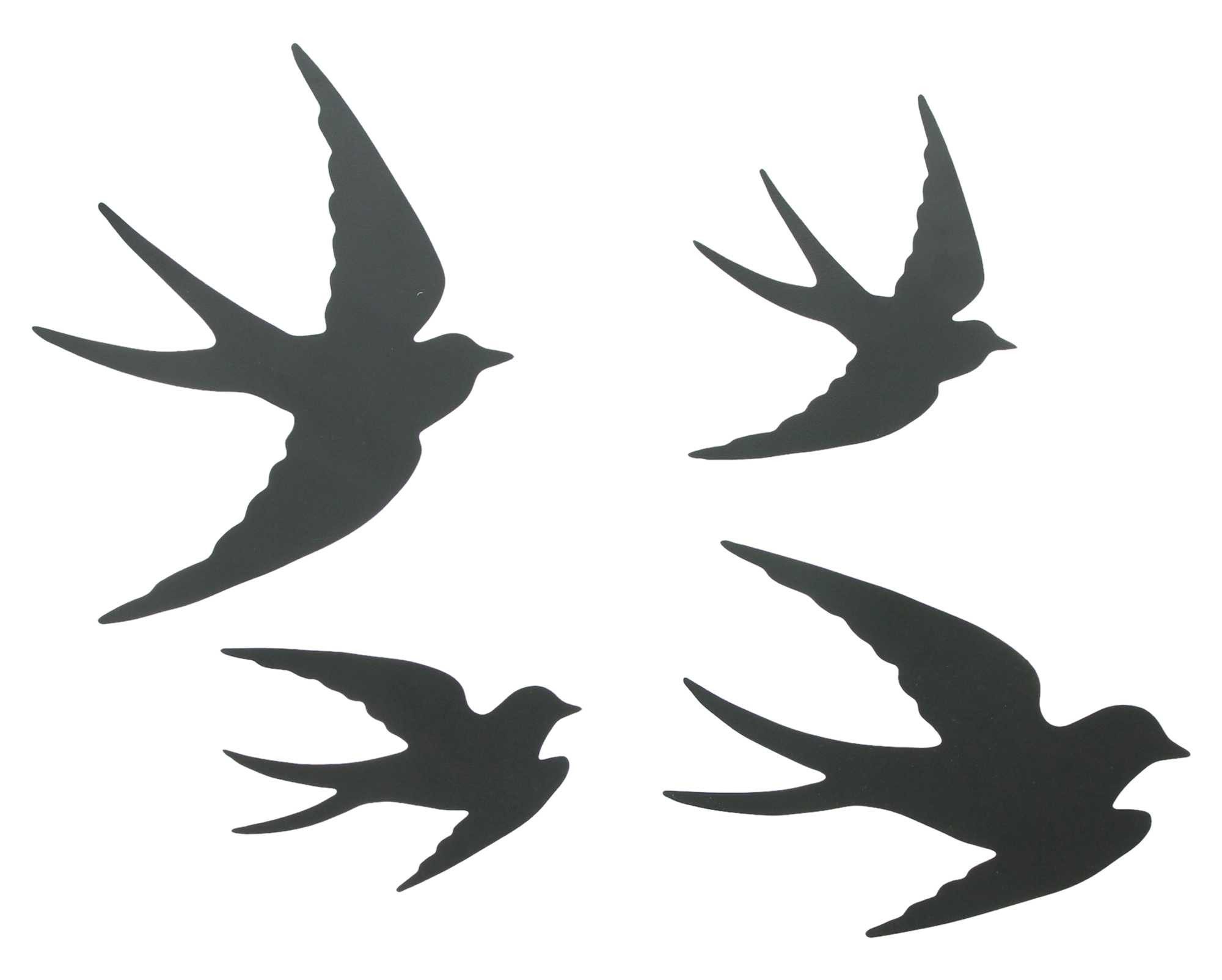 Dekoleidenschaft Wanddekoobjekt 'Vögel' Wanddeko aus Metall,