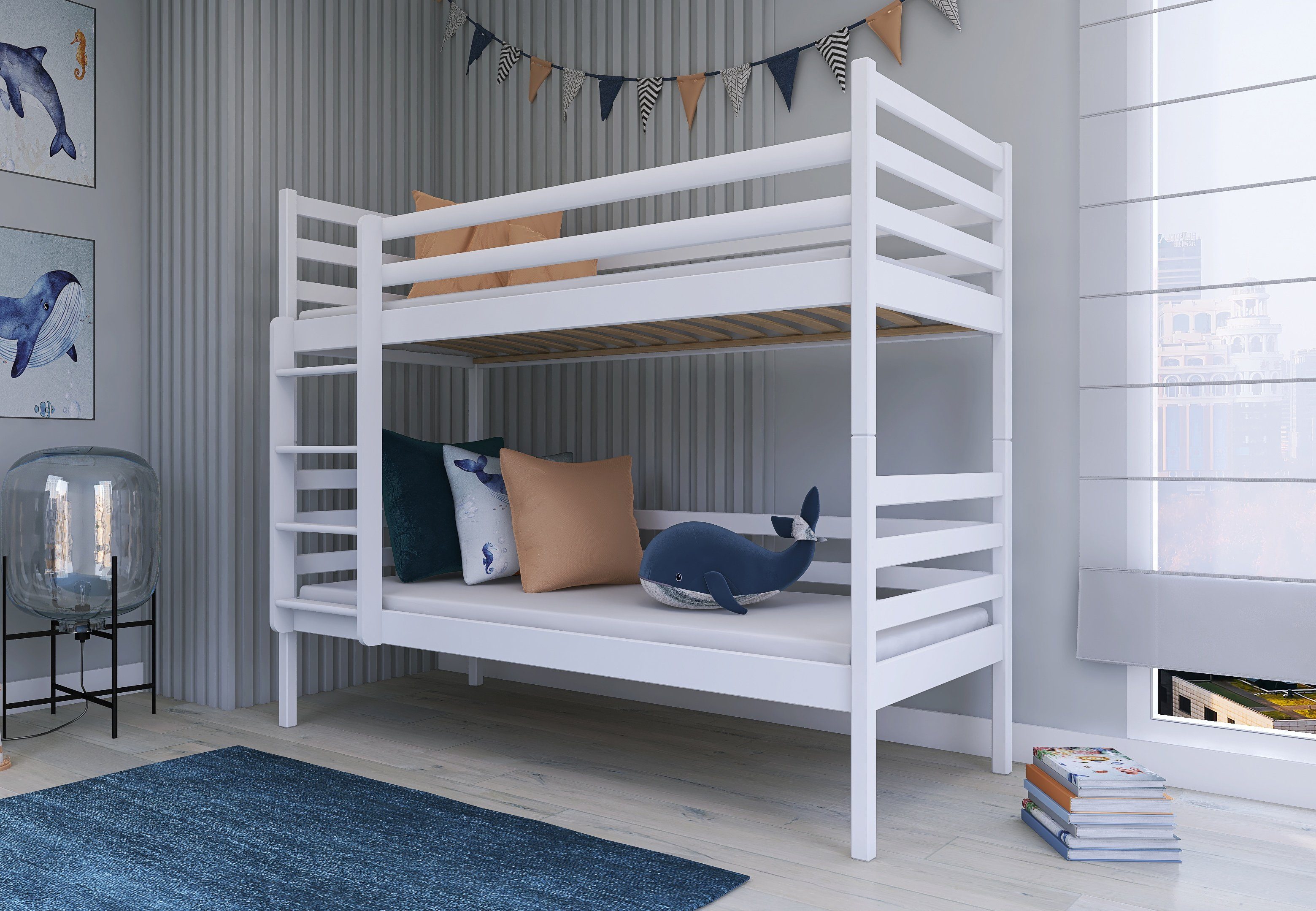 Kids Collective Etagenbett Hochbett 90x200 Etagenbett