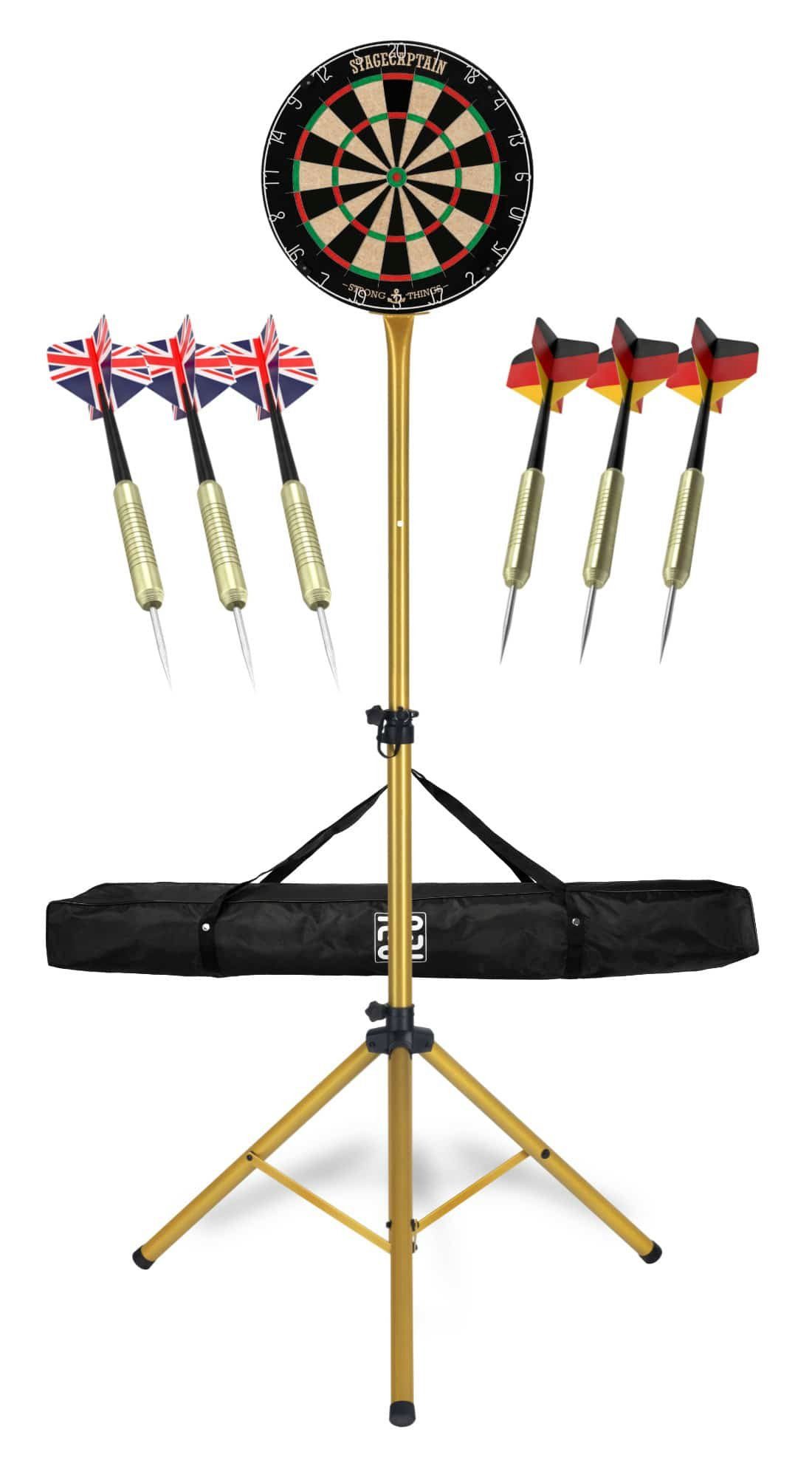 Stagecaptain Dartscheibe DBS-1715 BullsEye Pro, (Spar-Set,