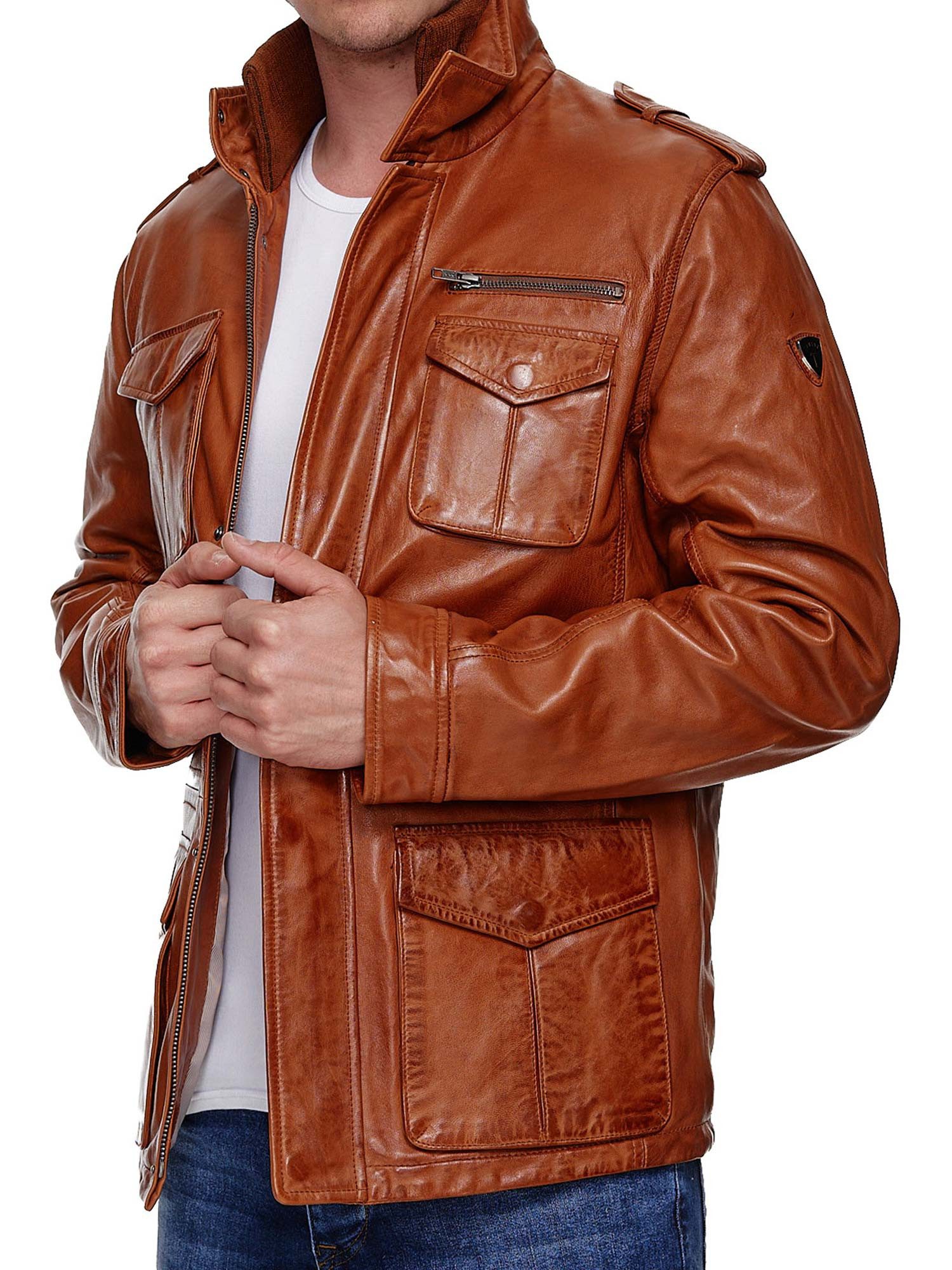 Tazzio Lederjacke 19706 Leder Jacke im