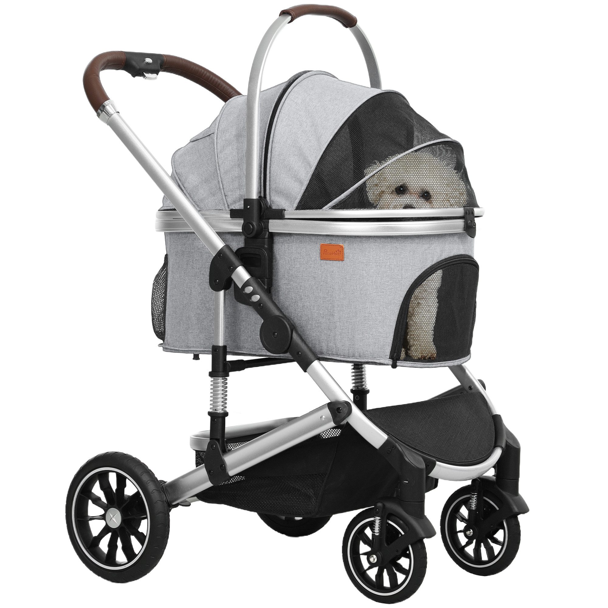 PawHut Hundebuggy 3 in 1, klappbar,