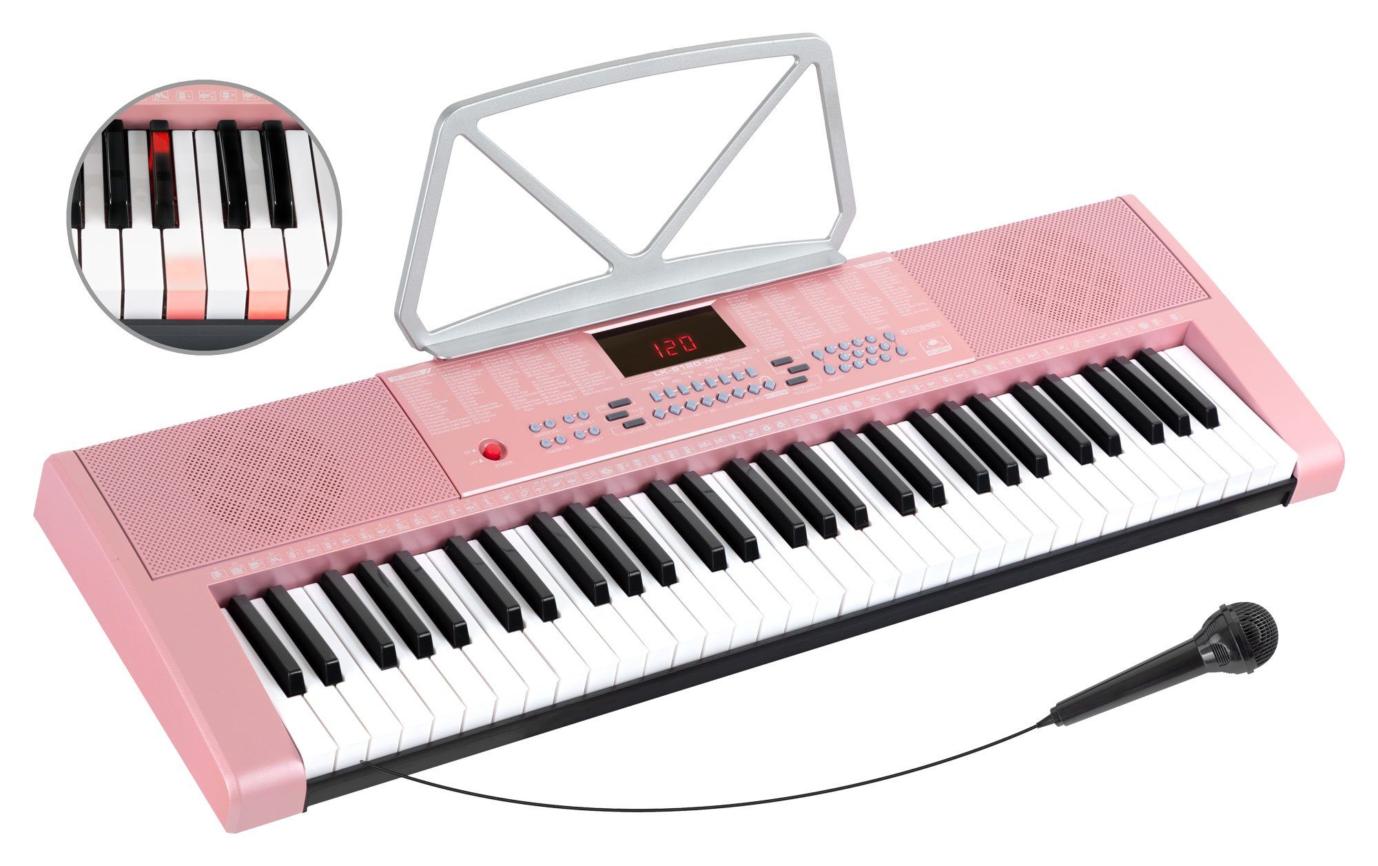 McGrey Home-Keyboard LK-6120-MIC - Einsteiger-Keyboard mit
