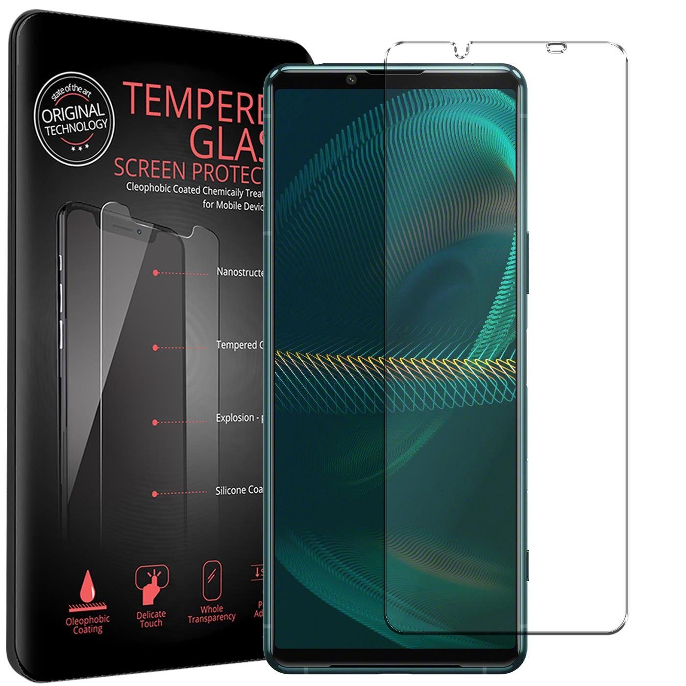 CoolGadget Schutzfolie Panzerfolie für Sony Xperia