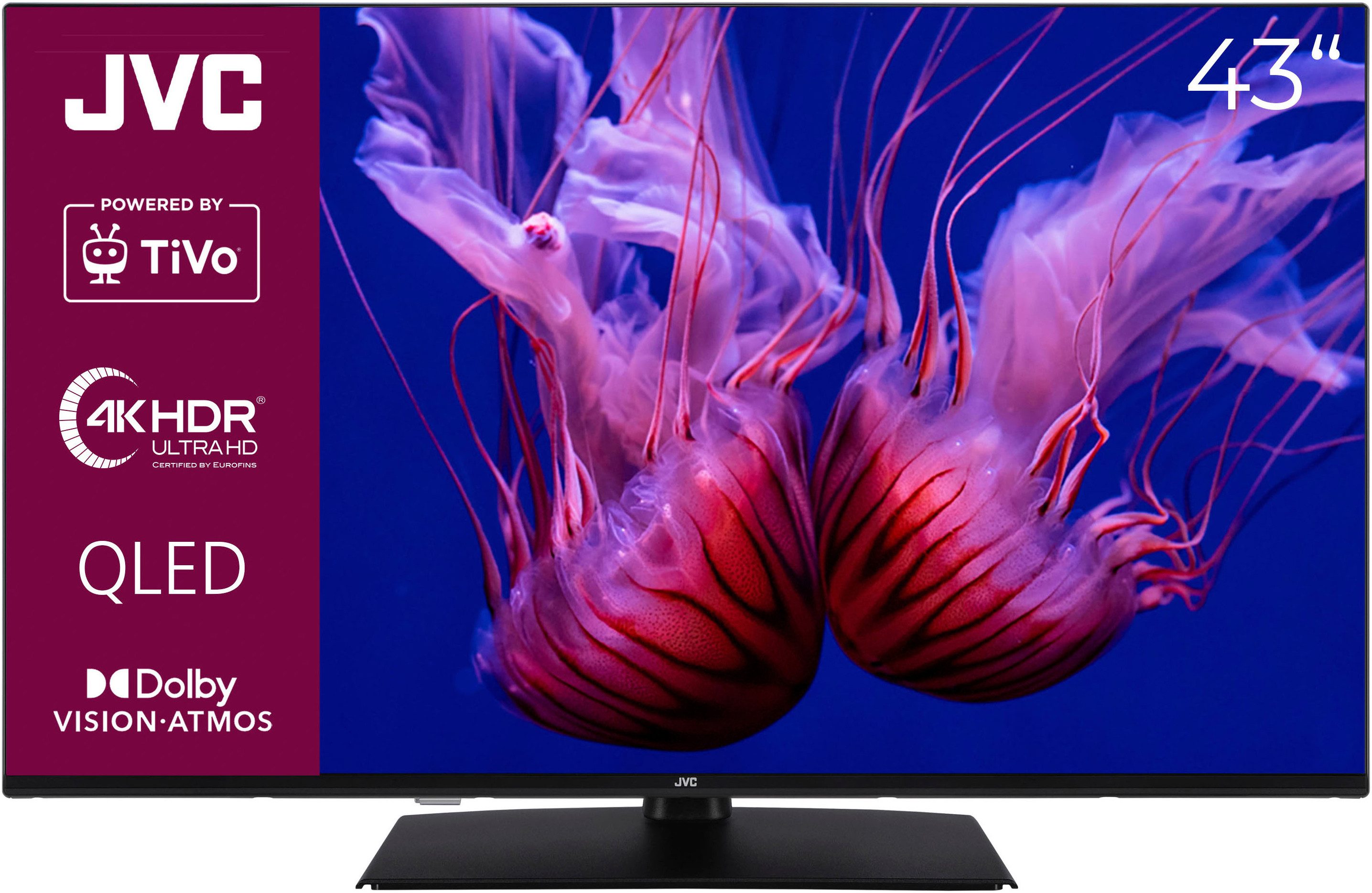 JVC LT-43VUQ3455 QLED-Fernseher (108 cm/43 Zoll,