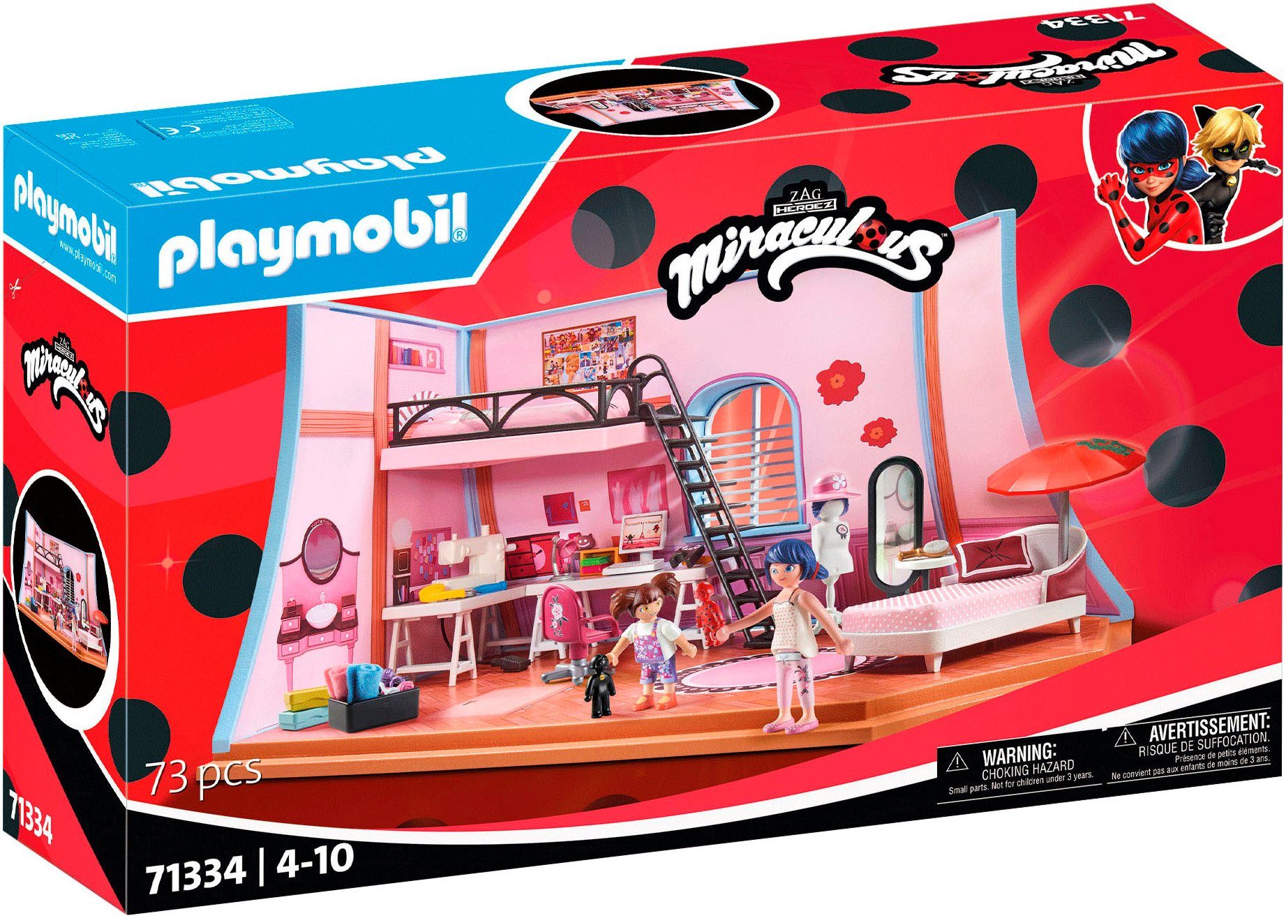 Playmobil® Miraculous: Marinettes Loft (71334), Miraculous