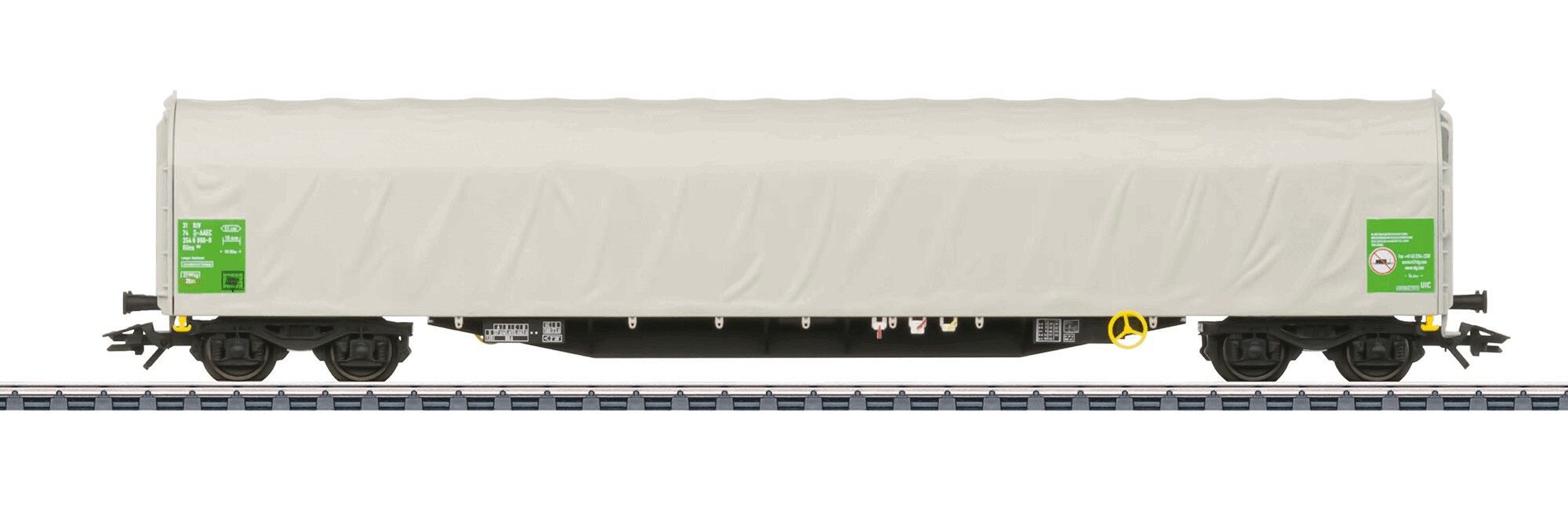Märklin Modelleisenbahn-Set Märklin H0 47163 Schiebeplanenwagen,
