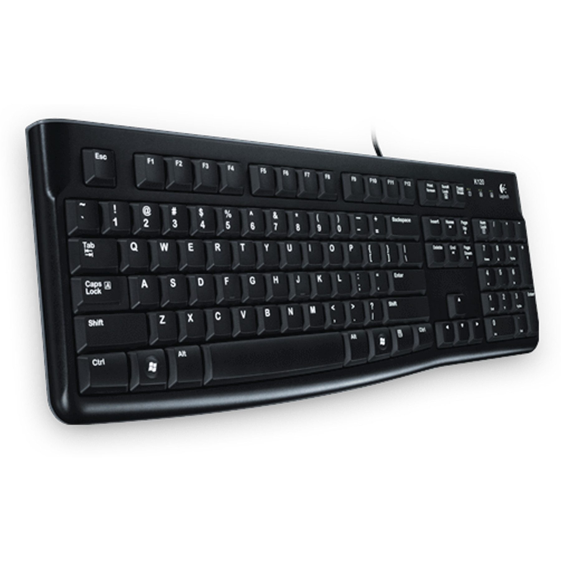 Logitech LOGITECH USB-Tastatur K120, QWERTZ, schwarz