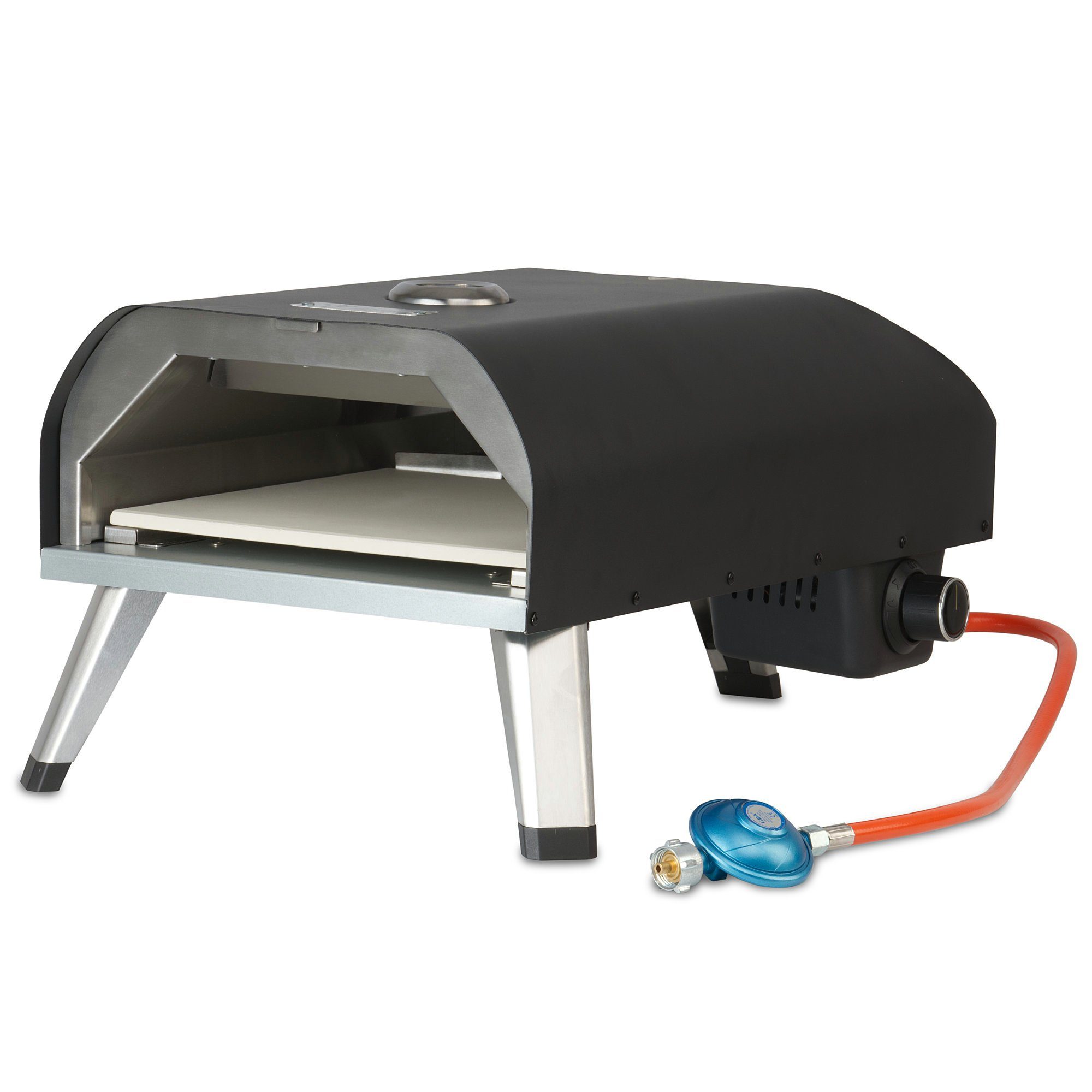 BBQ-Toro Gas-Pizzaofen Gas Pizzaofen mit Thermometer,