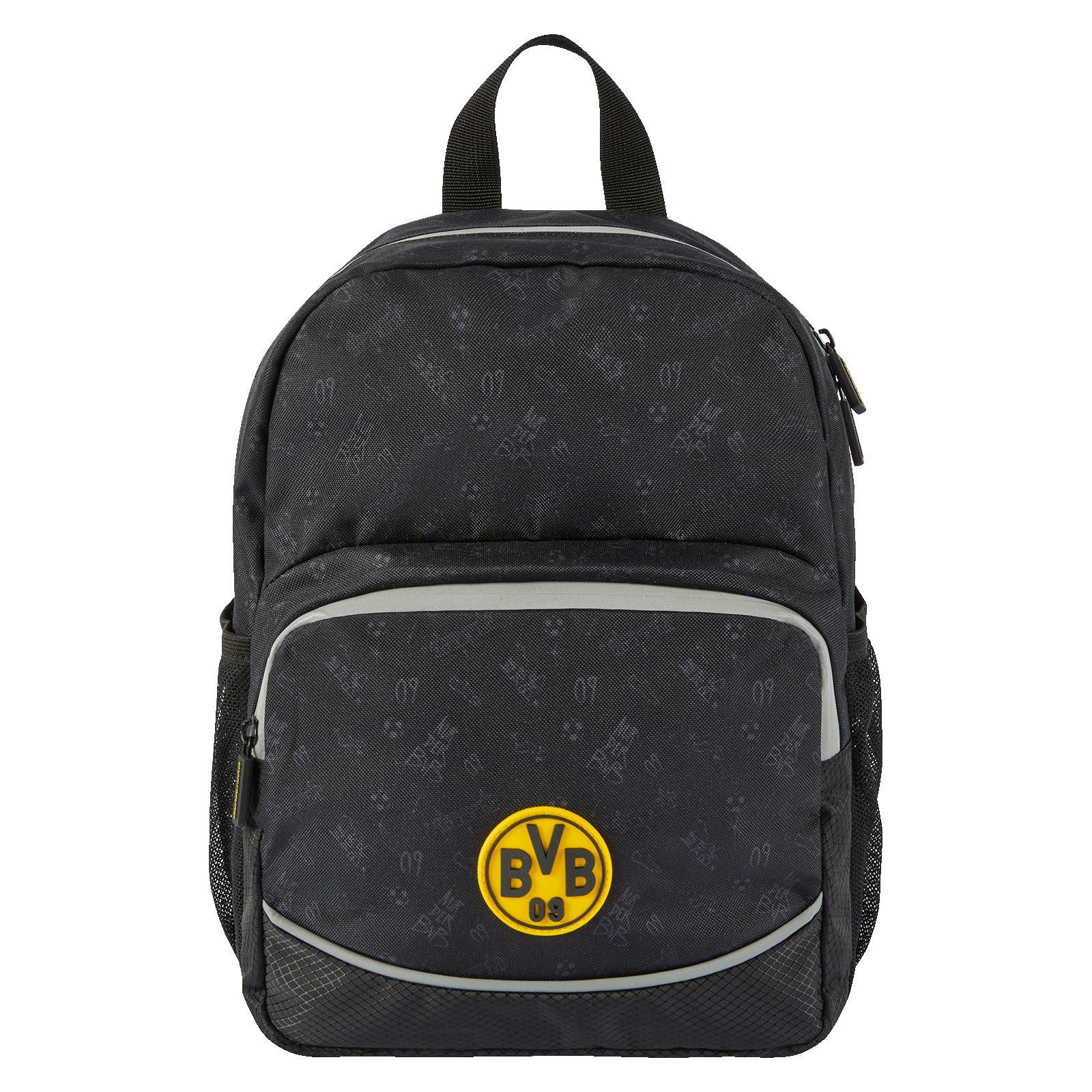 BVB Freizeitrucksack BVB Rucksack allover schwarz