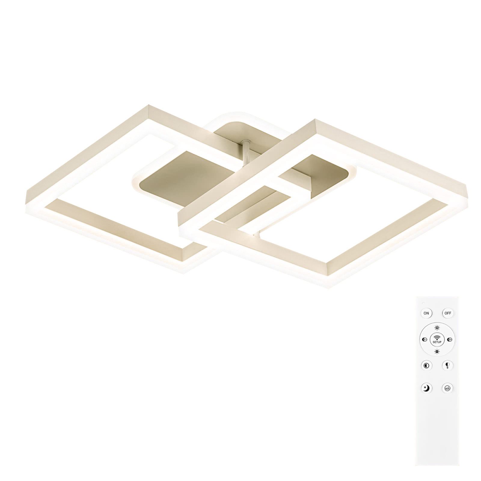 Auralum Deckenleuchte LED Decken-Lampe Dimmbar Wohnzimmer