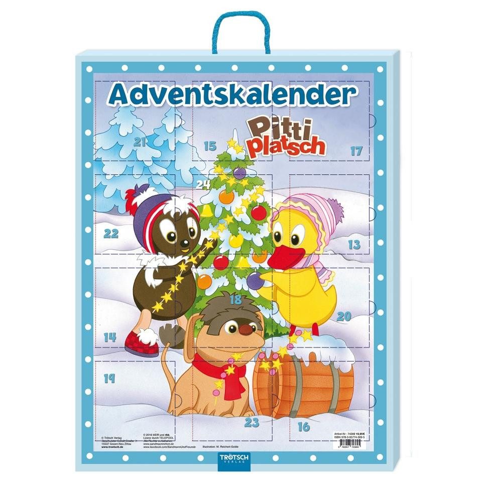 Trötsch Verlag Adventskalender Pittiplatsch Adventskalender