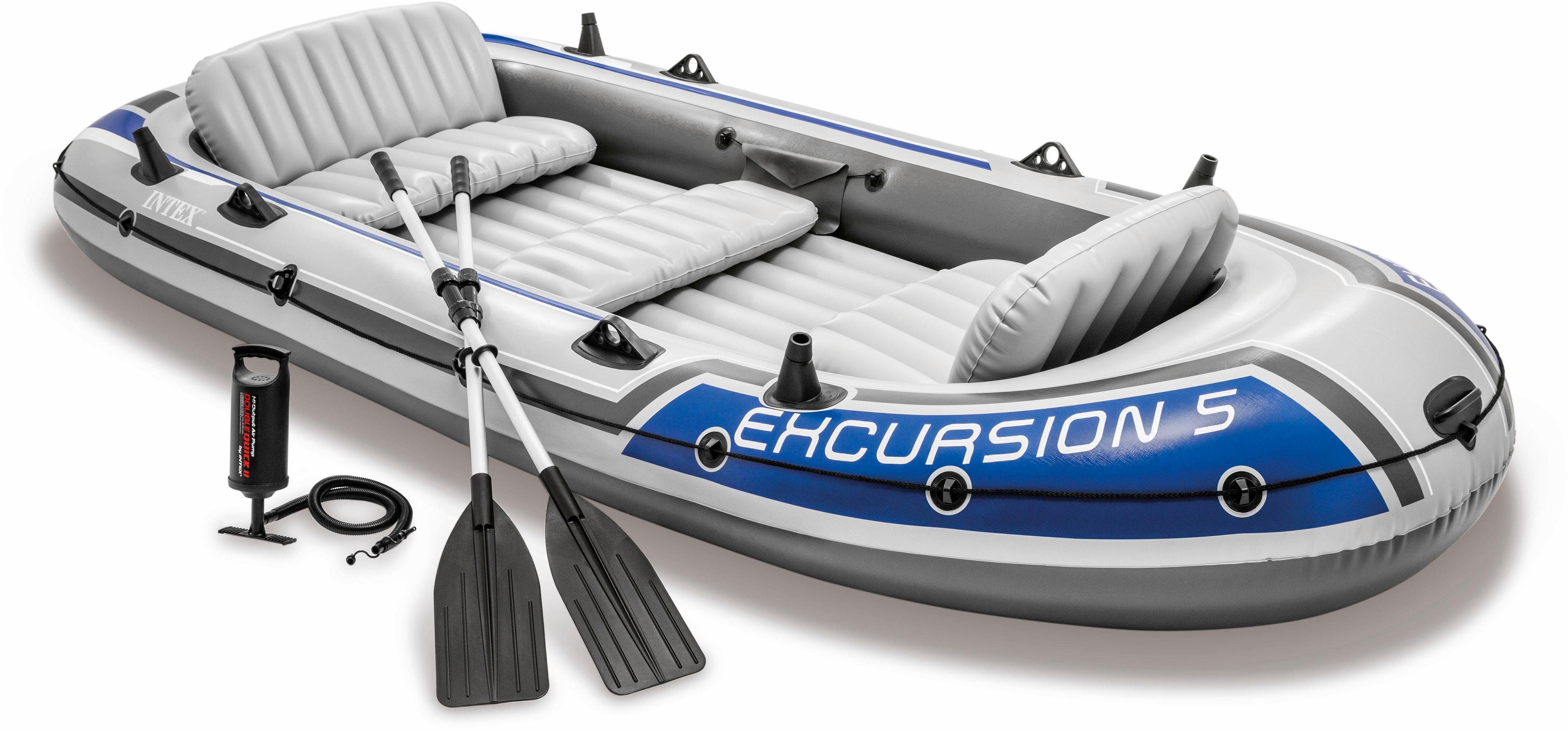 Intex Schlauchboot Excursion 5, (Set, -,