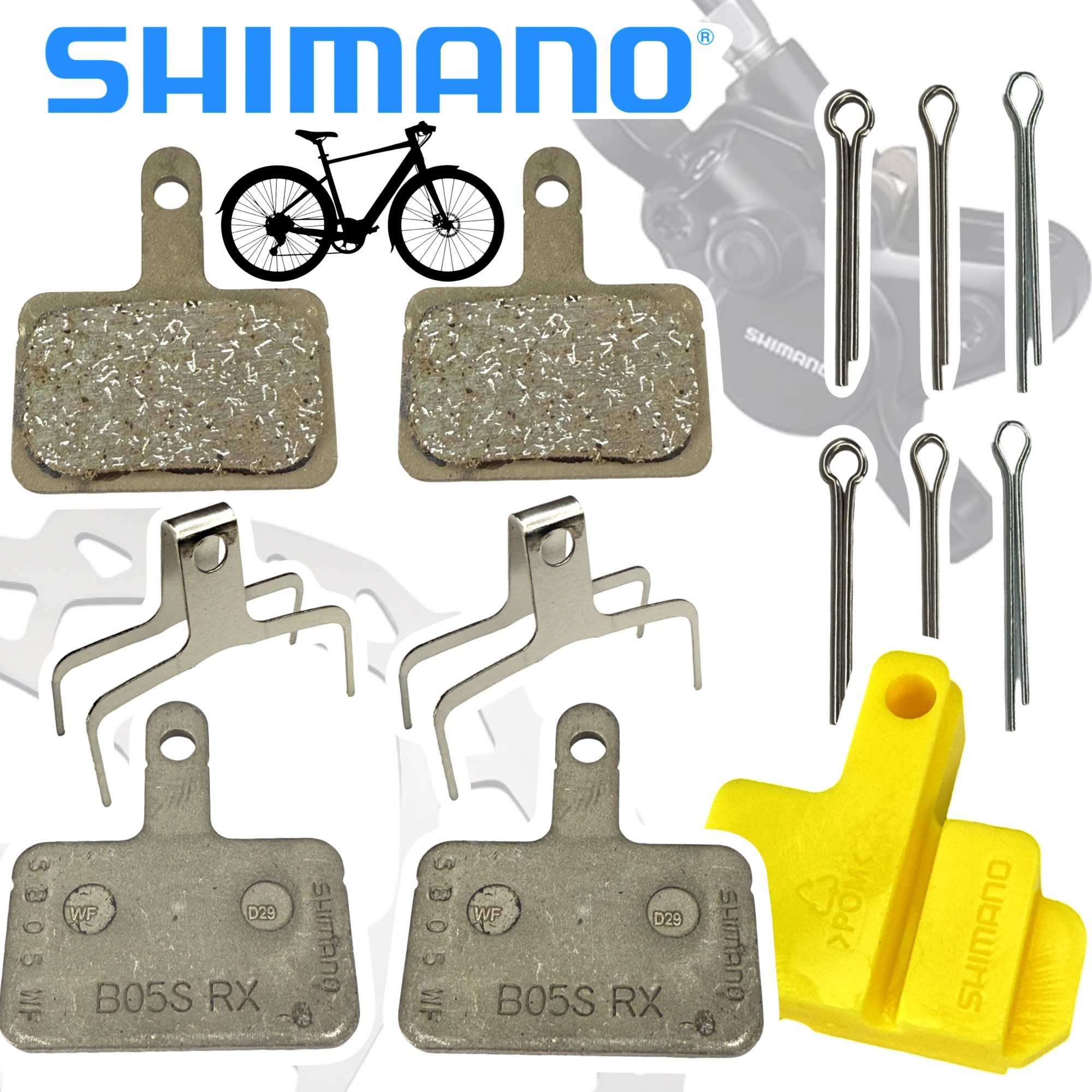 Shimano Scheibenbremse Shimano B05S Resine Fahrrad