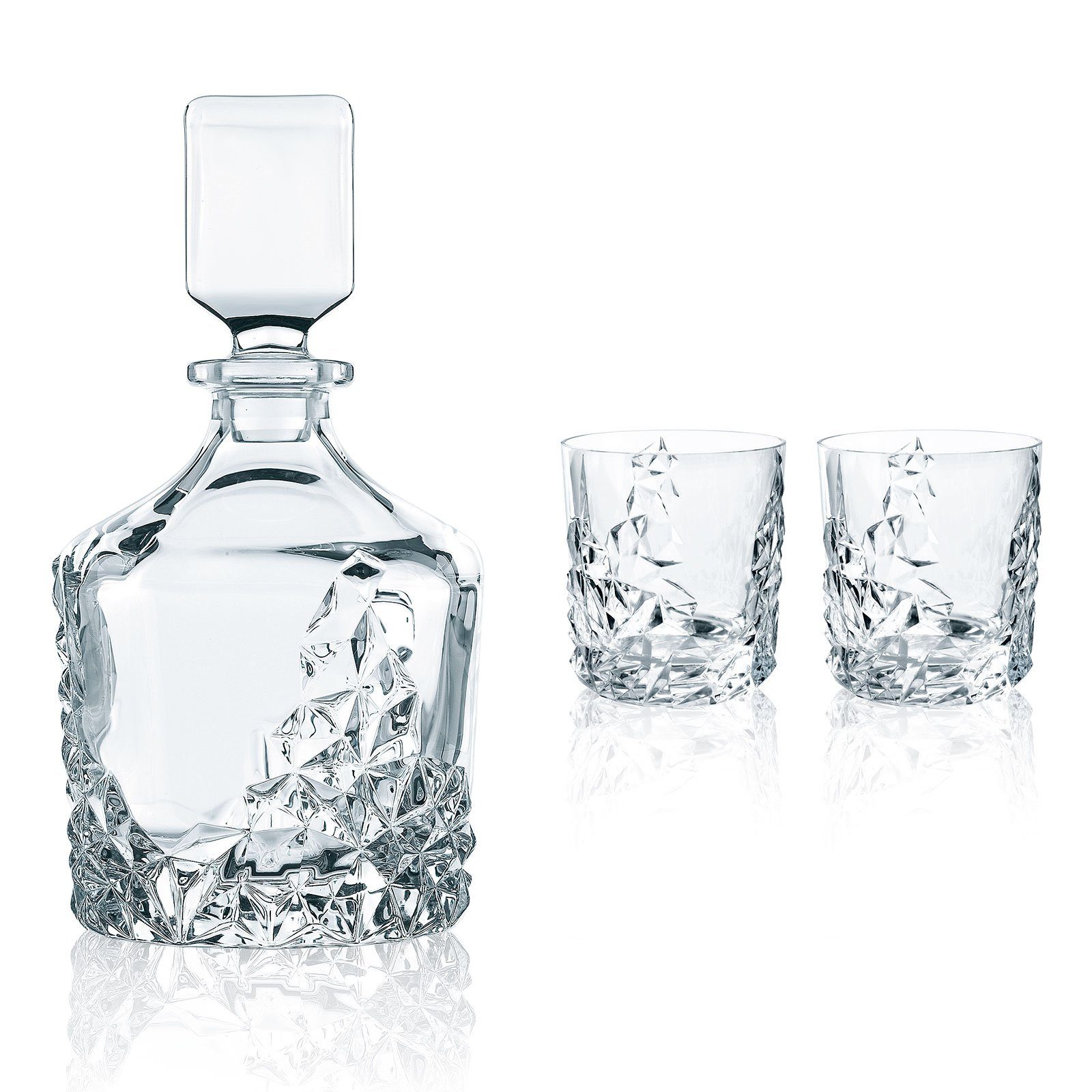 Nachtmann Glas Sculpture Whisky 3er Set,