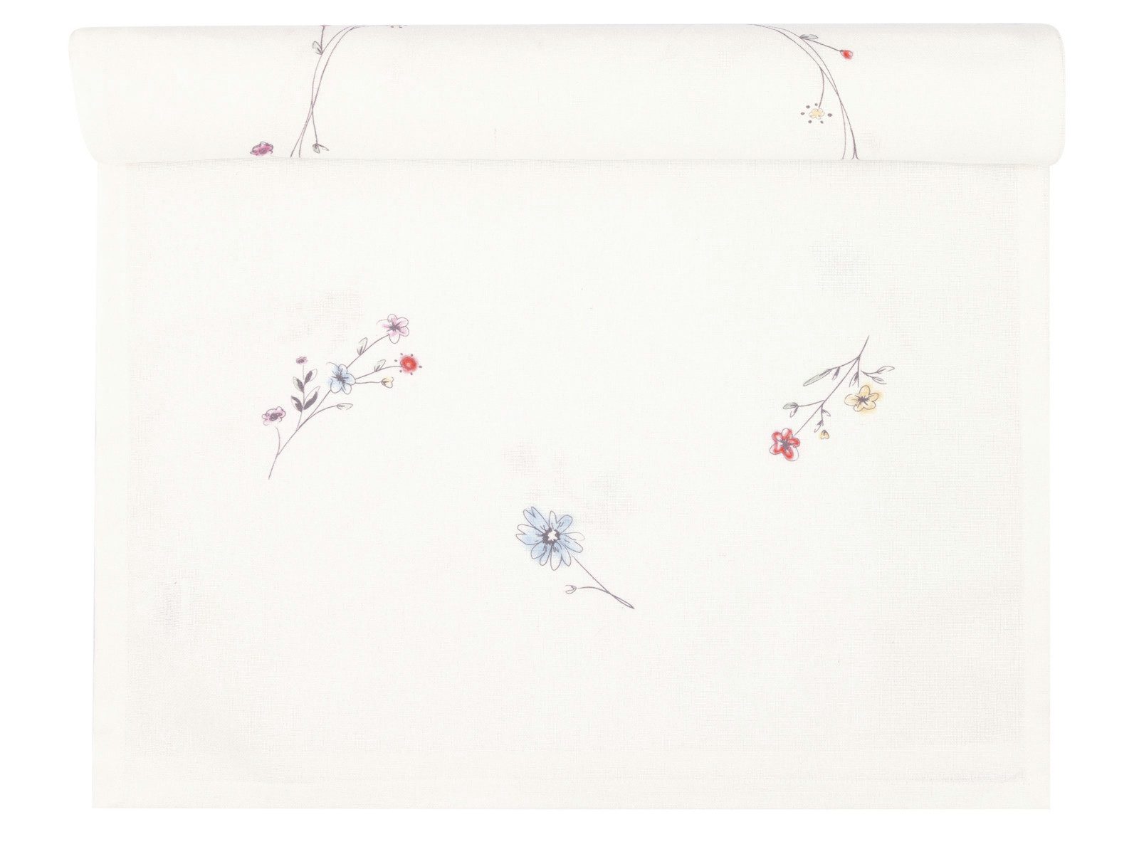 Greengate Tischdecke Venissa Tischläufer white 140x45cm
