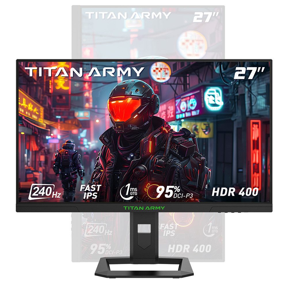 TITAN ARMY P2710S Gaming-Monitor (2560x1440 px,
