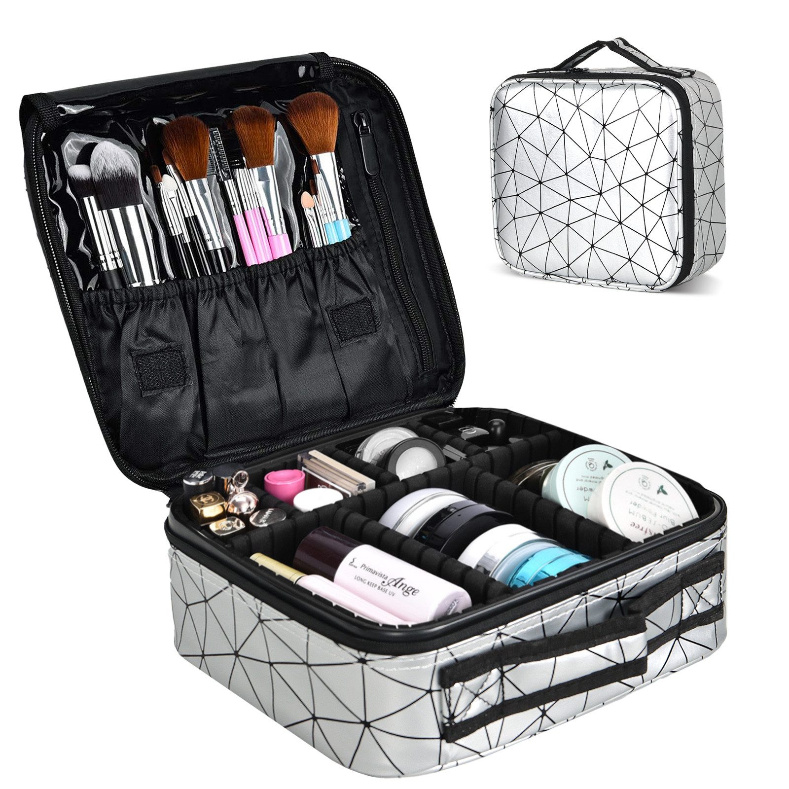CALIYO Kosmetik-Koffer Kosmetiktasche Portable Reise Make